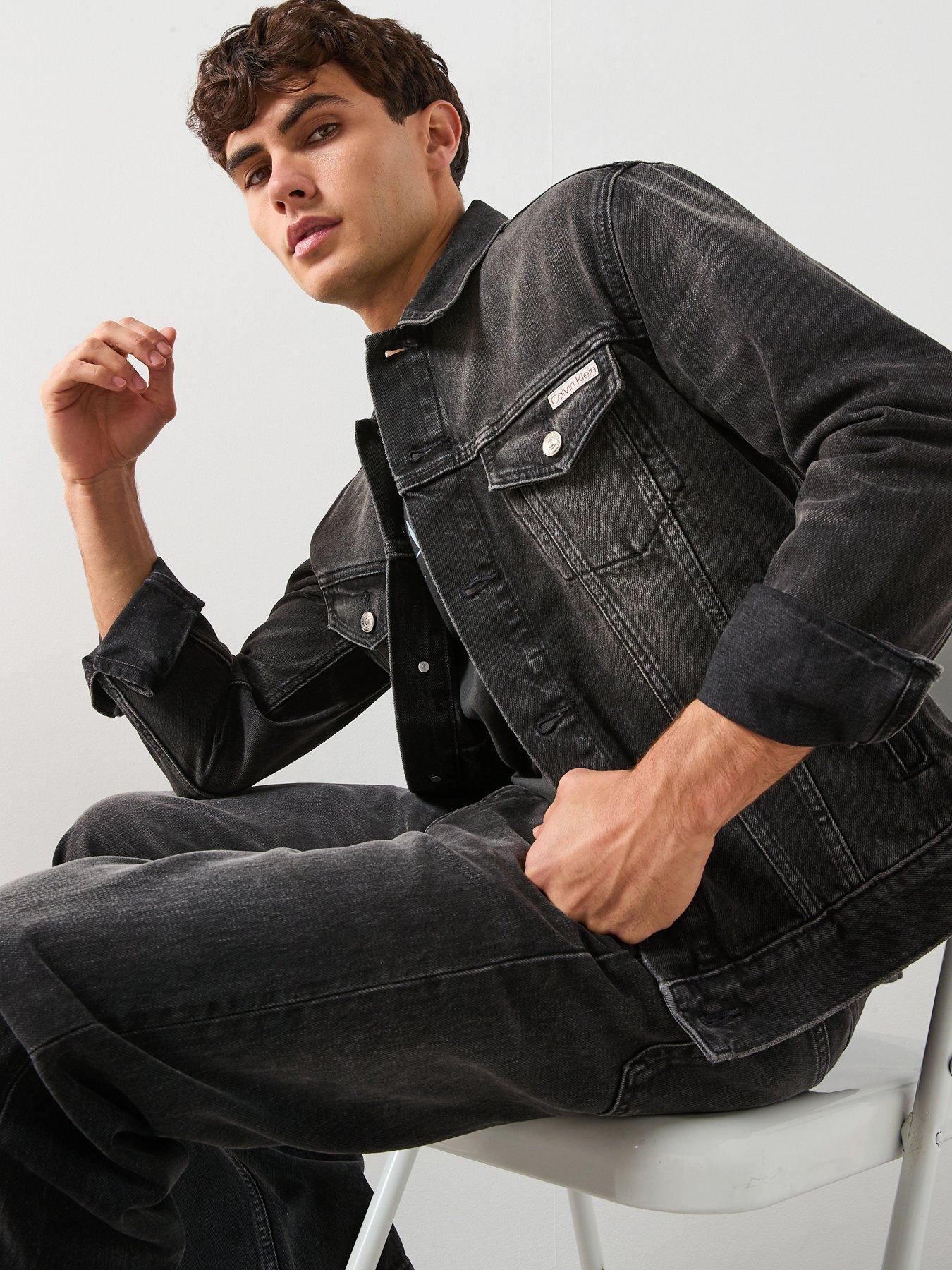 Image 6 of 6 of Calvin Klein Jeans Classic Trucker Jacket - Black
