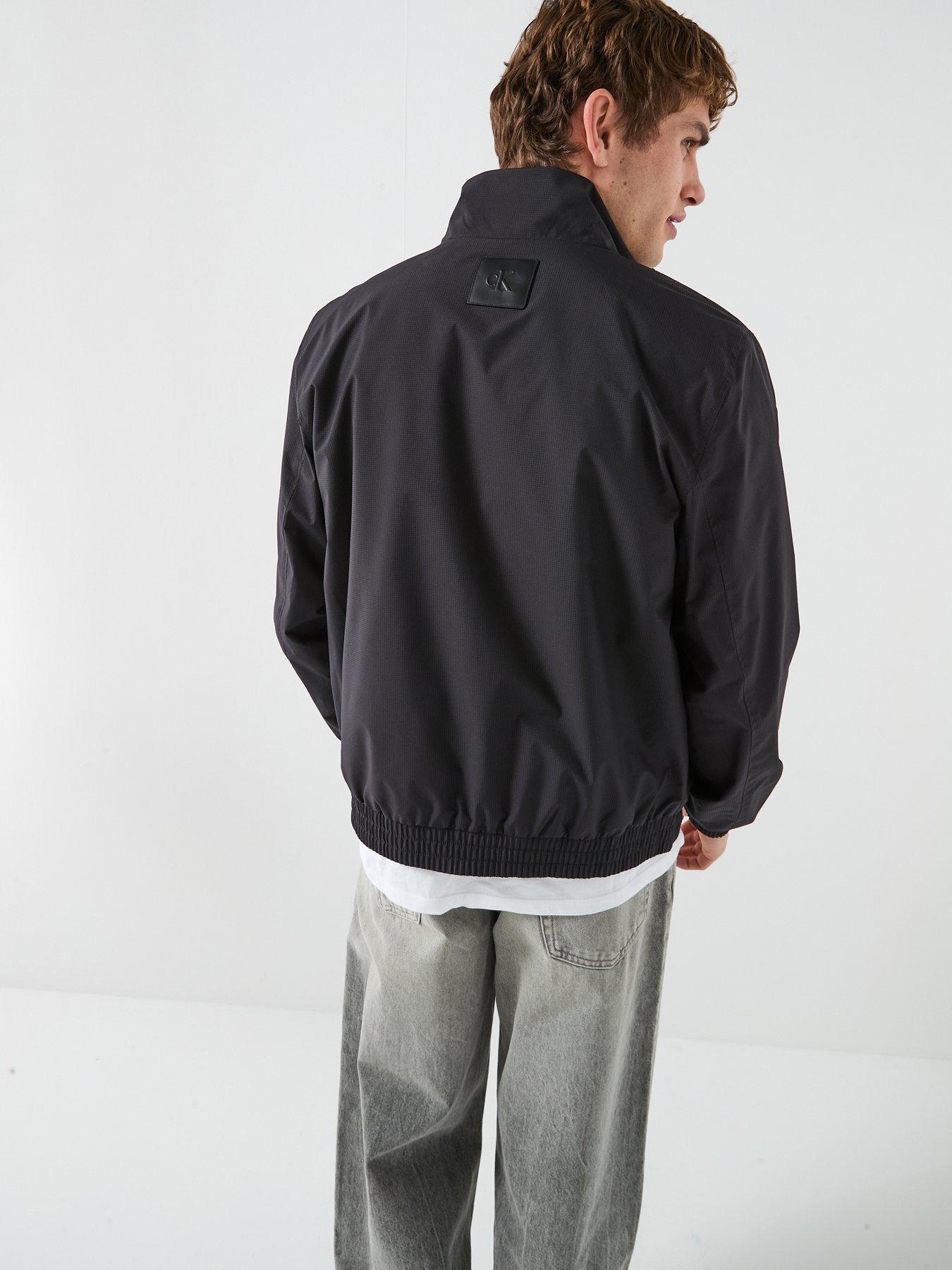 Image 2 of 6 of Calvin Klein Jeans Ripstop Padded Harrington Jacket - Black