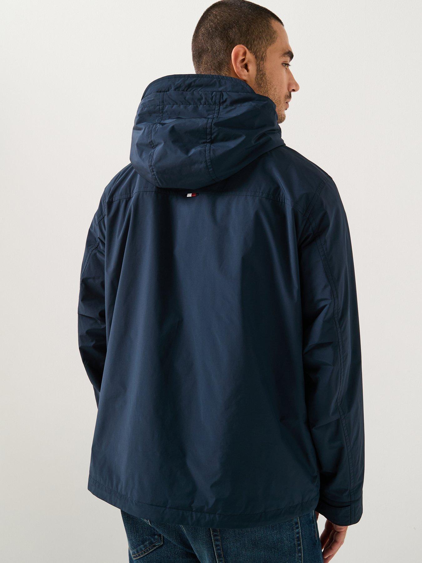 stillFront image of tommy-hilfiger-lightweight-packable-hooded-jacket-navy