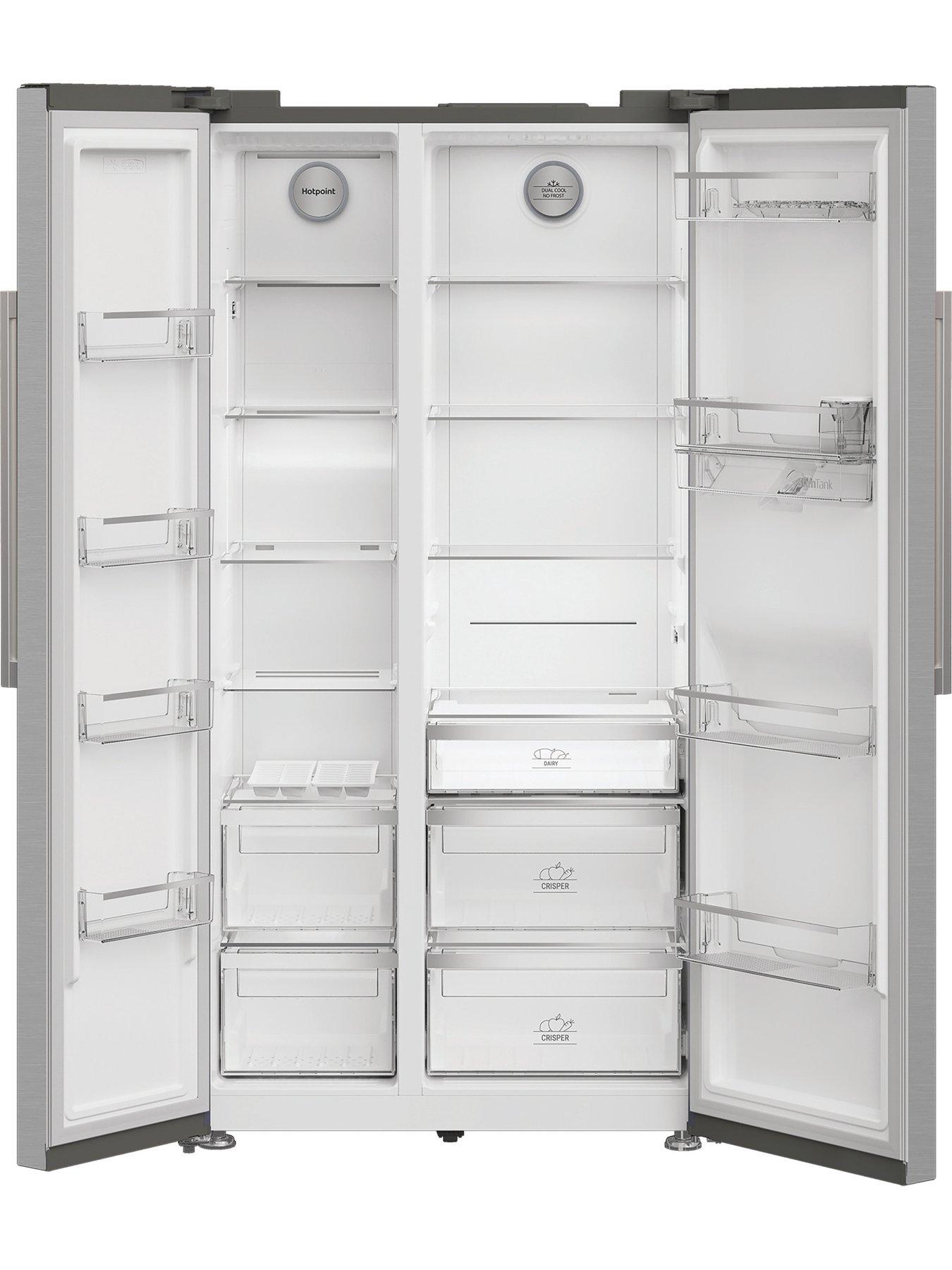 Image 2 of 7 of Hotpoint HPG26583WXP4UK Dual No Frost Fridge Freezer&nbsp;with FreshShield - Titanium Inox