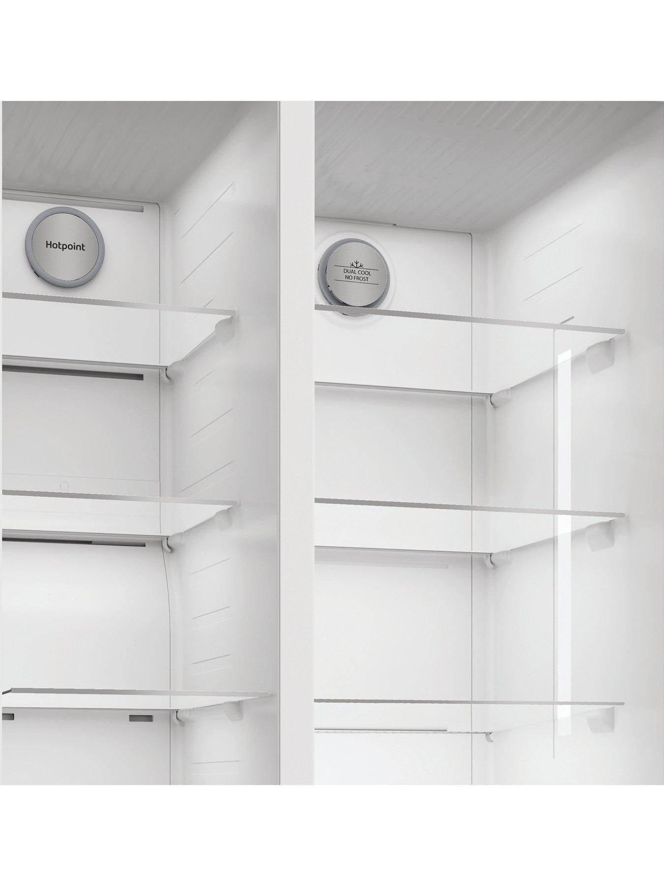 Image 3 of 7 of Hotpoint HPG26583WXP4UK Dual No Frost Fridge Freezer&nbsp;with FreshShield - Titanium Inox