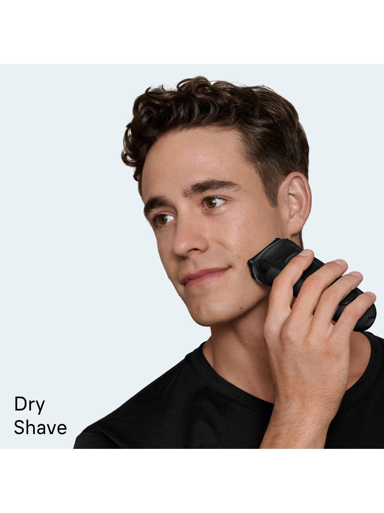 Image 6 of 7 of Braun Series 3+ Electric Shaver, Dry, 3000S -&nbsp;Grey