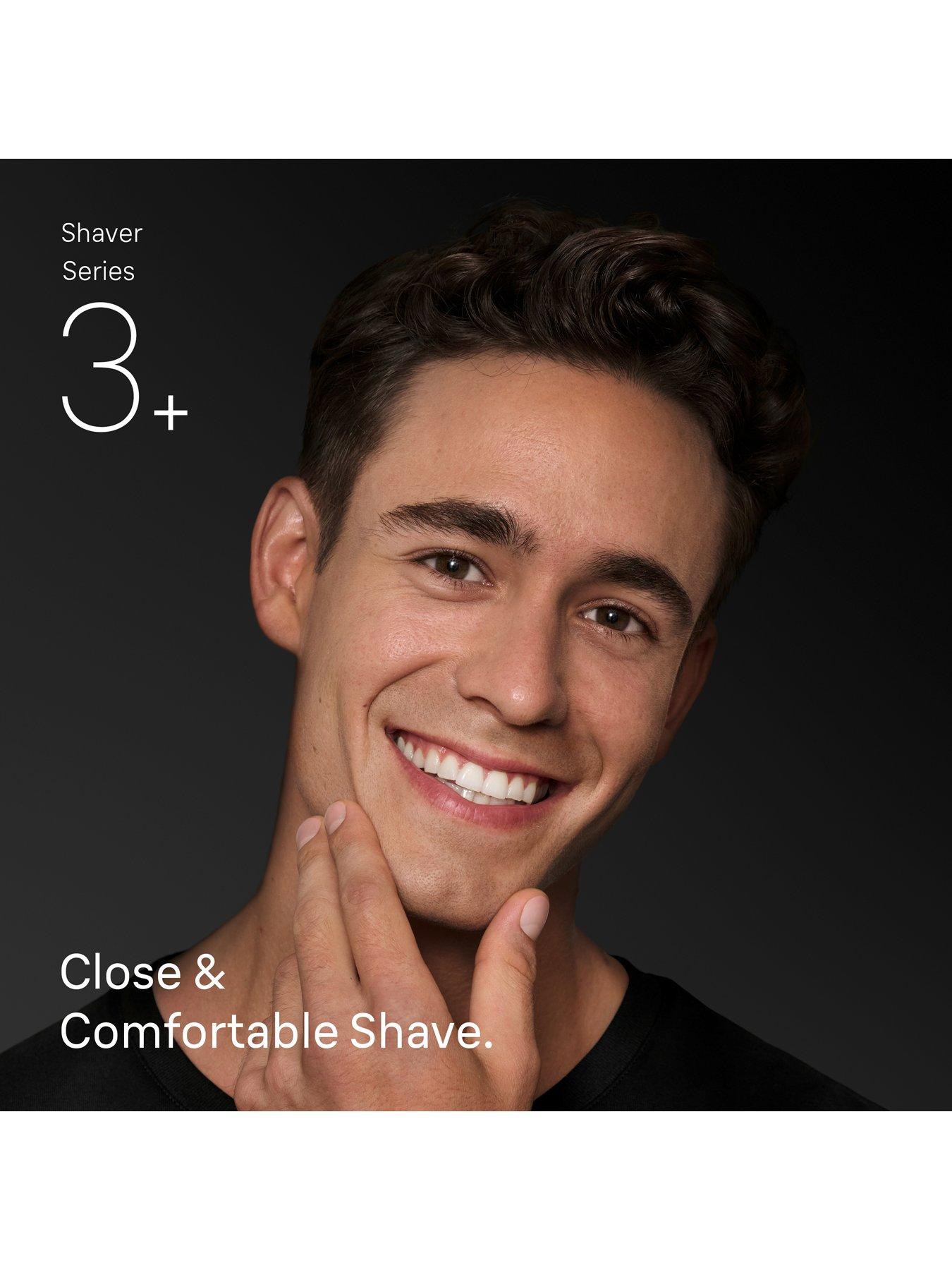 Image 5 of 6 of Braun Series 3+ Electric Shaver, Precision Trimmer, Wet &amp; Dry, 3040S -&nbsp;Blue