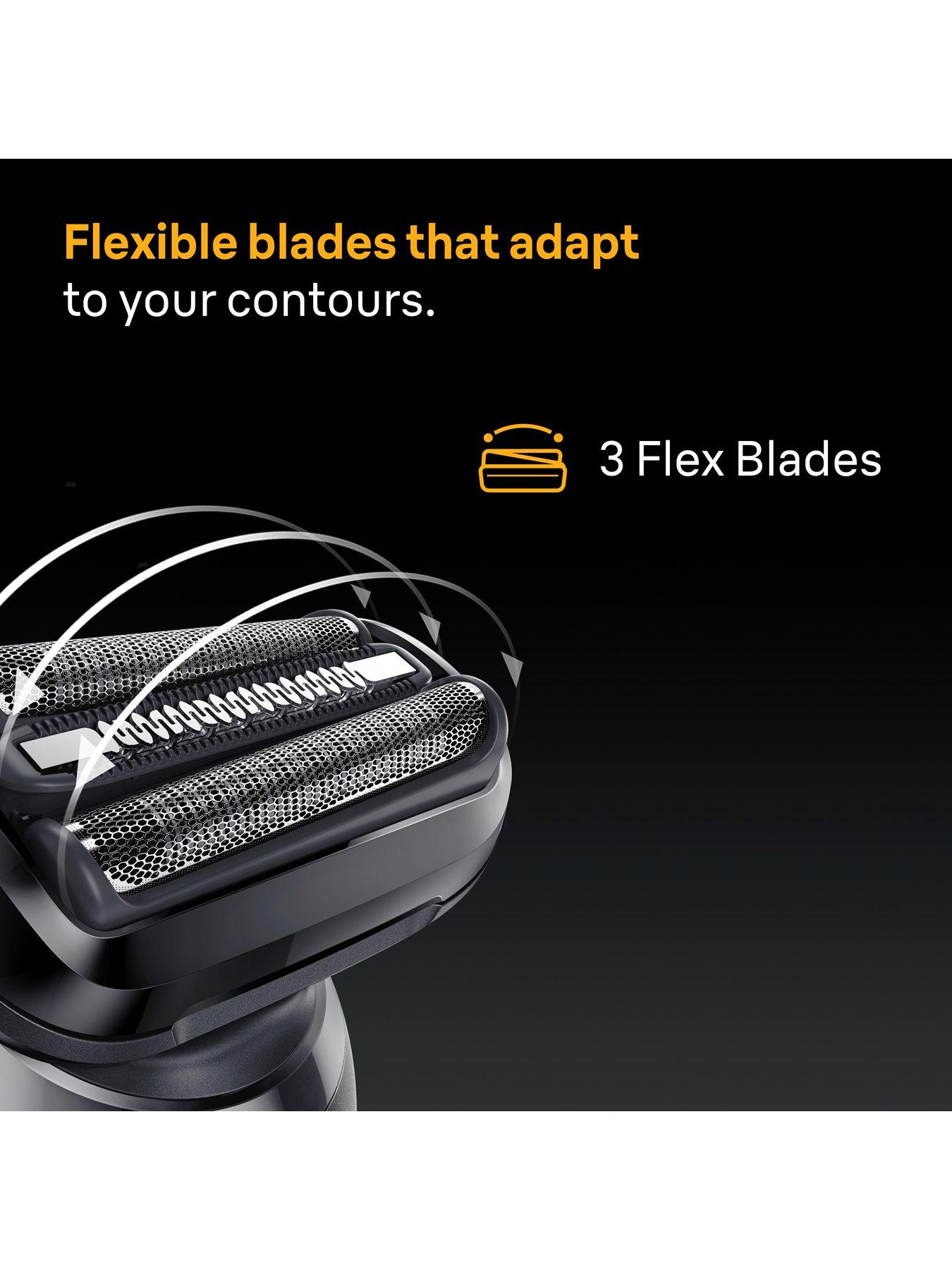 Image 3 of 8 of Braun Series 5 Electric Shaver, Up to 50 min, 52-A1000S -&nbsp;Azure