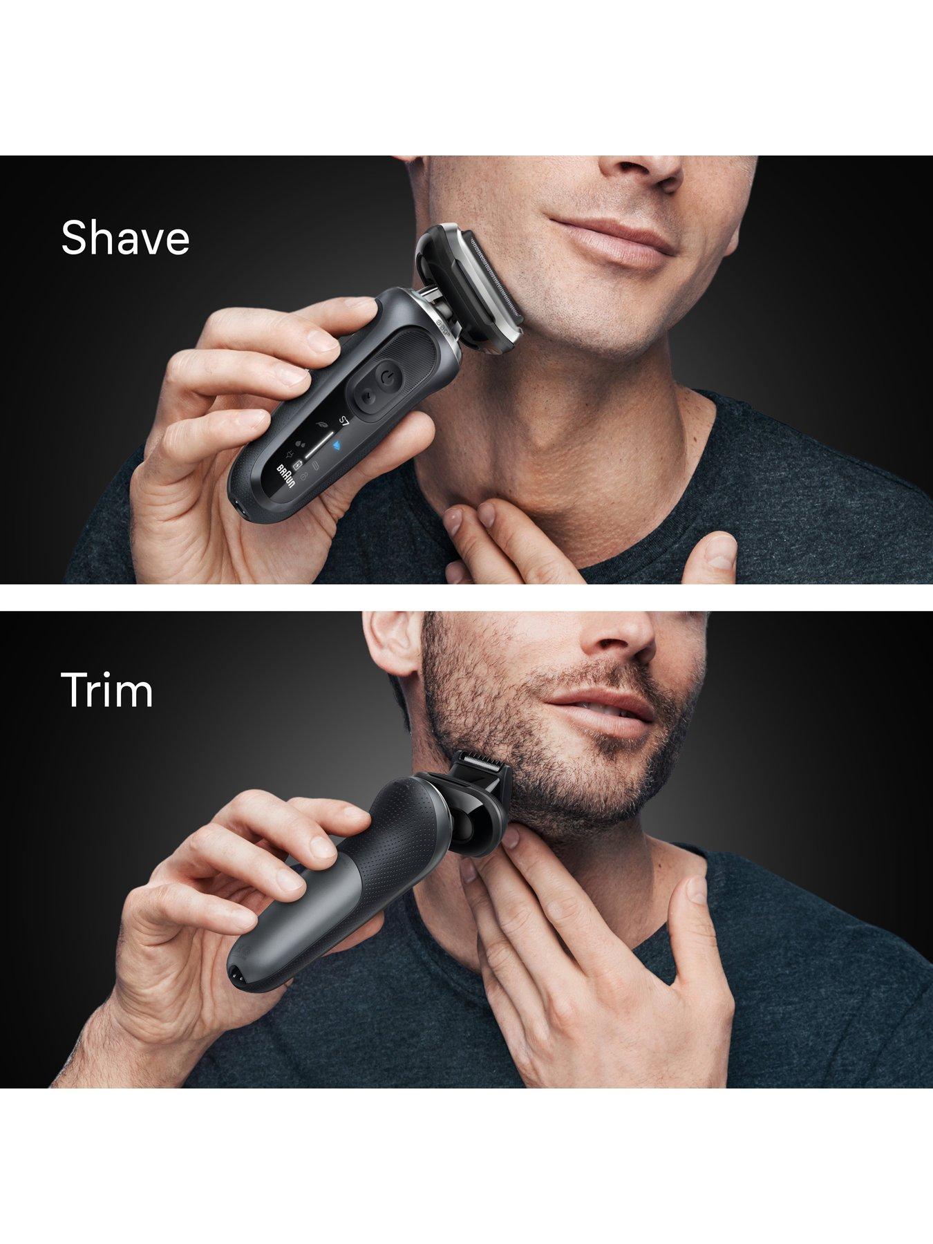 Image 7 of 8 of Braun Series 7 Electric Shaver, SmartCare Center, +1 Attachment, 72-G7200CC -&nbsp;Grey