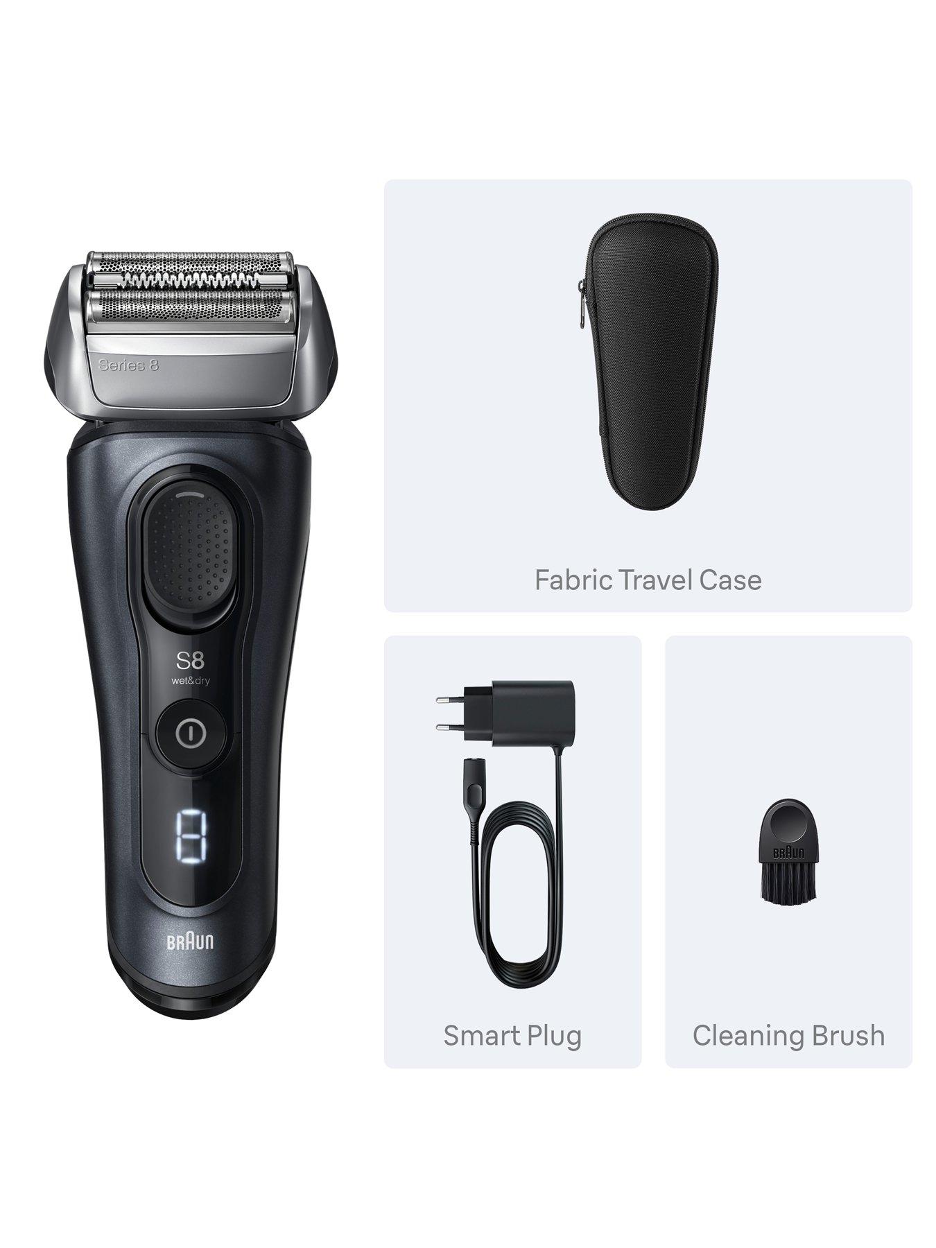 Image 2 of 8 of Braun Series 8 Electric Shaver, SensoAdapt, 60 min, 8603S -&nbsp;Grey