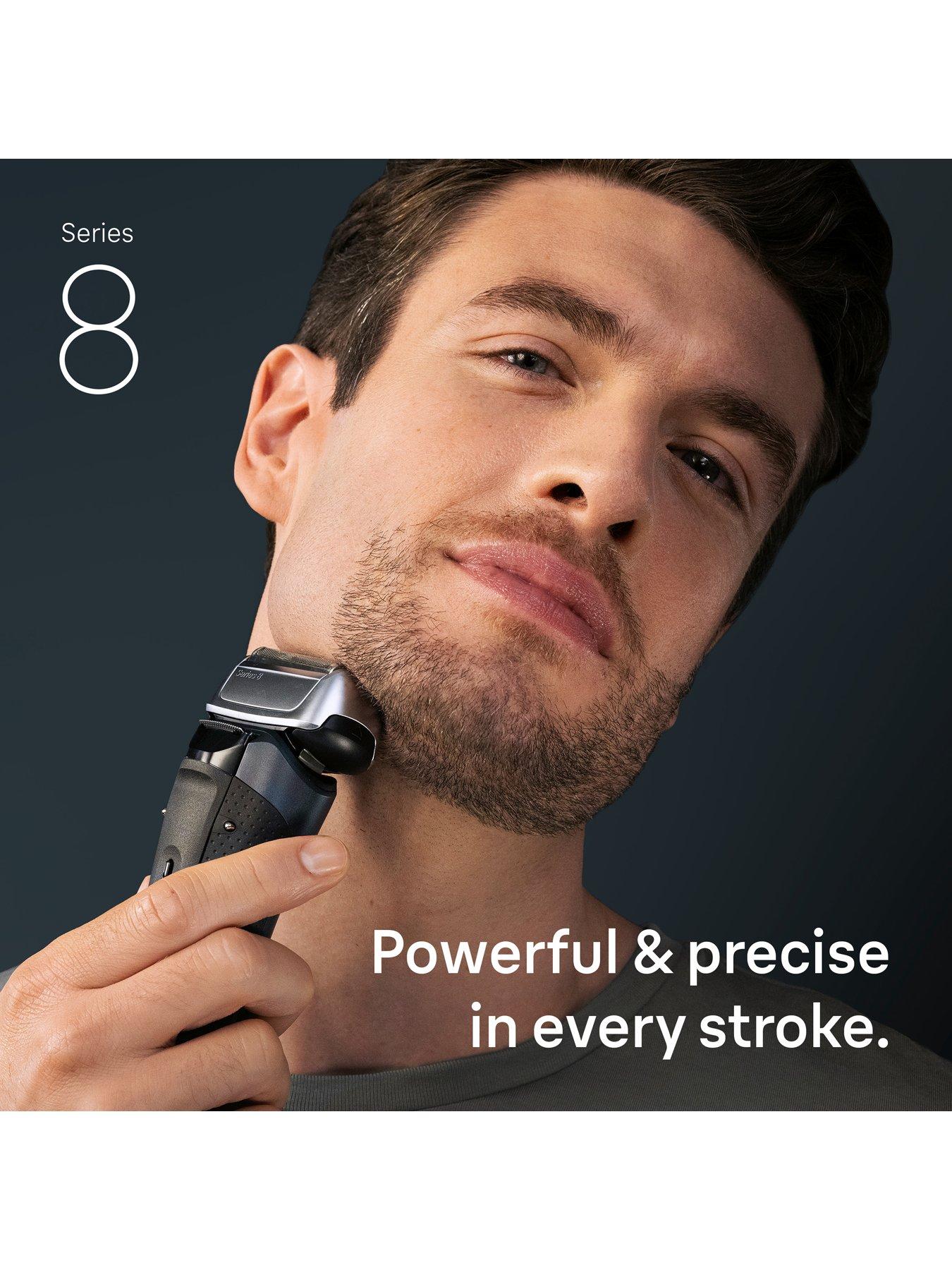 Image 7 of 8 of Braun Series 8 Electric Shaver, SensoAdapt, 60 min, 8603S -&nbsp;Grey