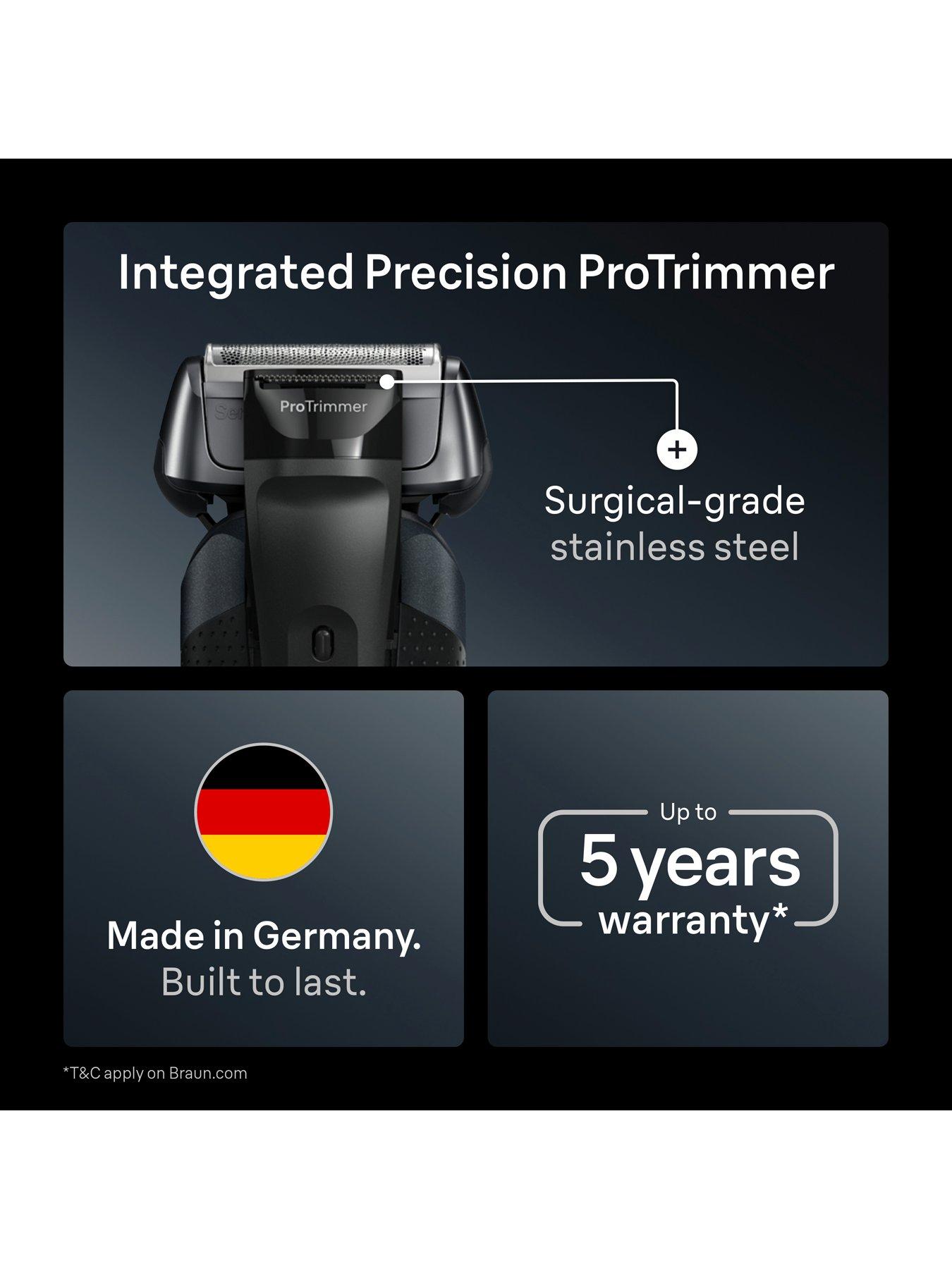 Image 5 of 8 of Braun &nbsp;Series 8 Electric Shaver, SensoAdapt, SmartCare Center, 8663CC -&nbsp;Grey