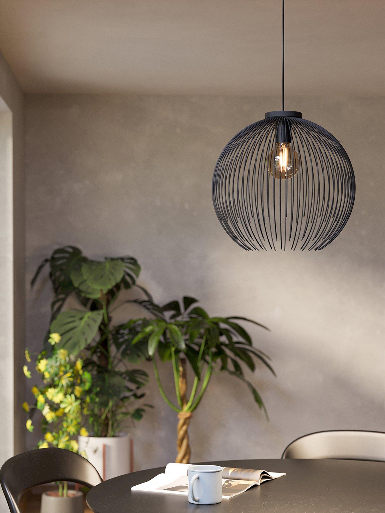 eglo-venezuela-black-steel-single-pendant-light