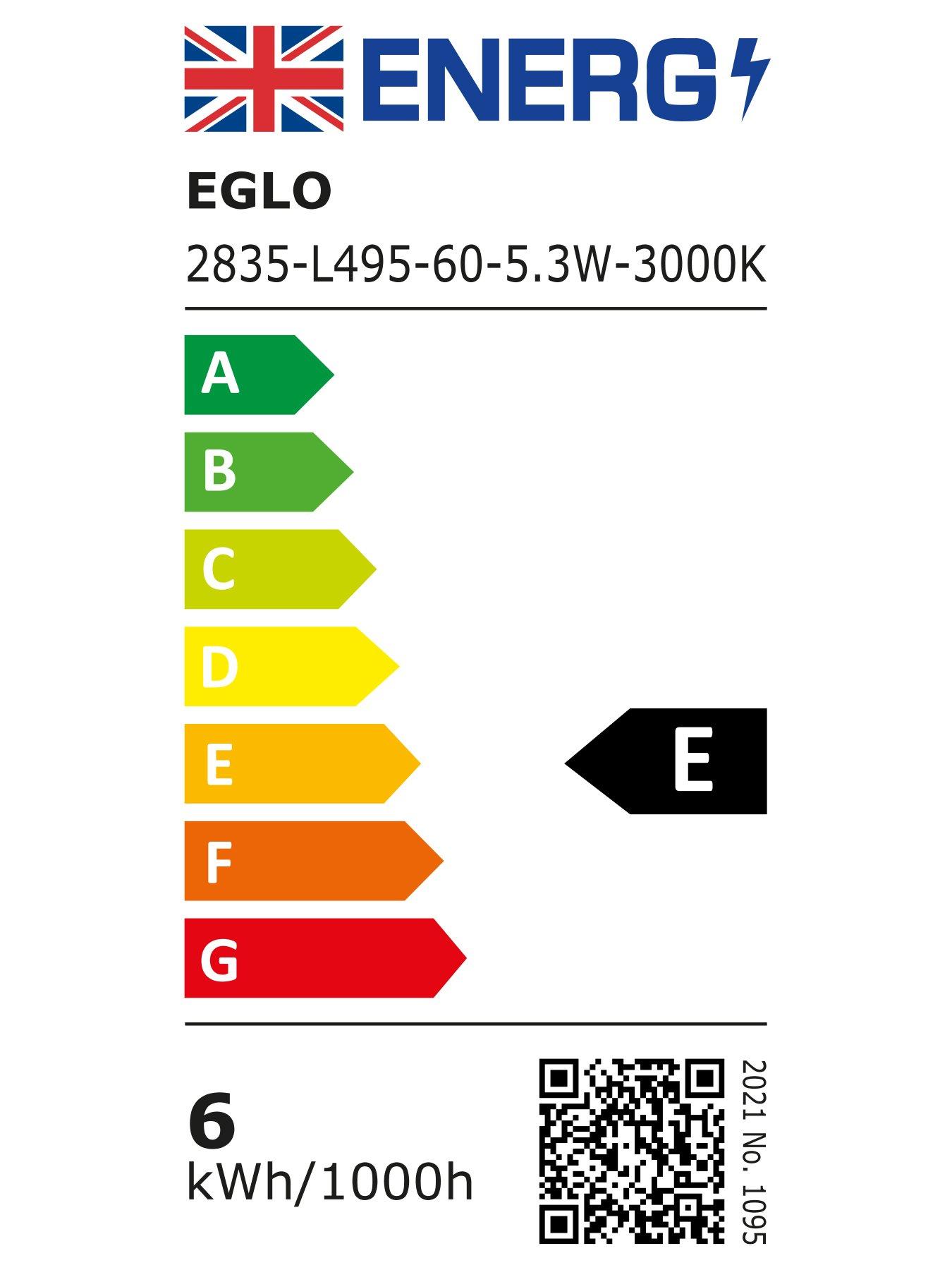 Image 5 of 5 of Eglo Lasana 3 Led Contemporary Flush Black Wall/ceiling Light - Black