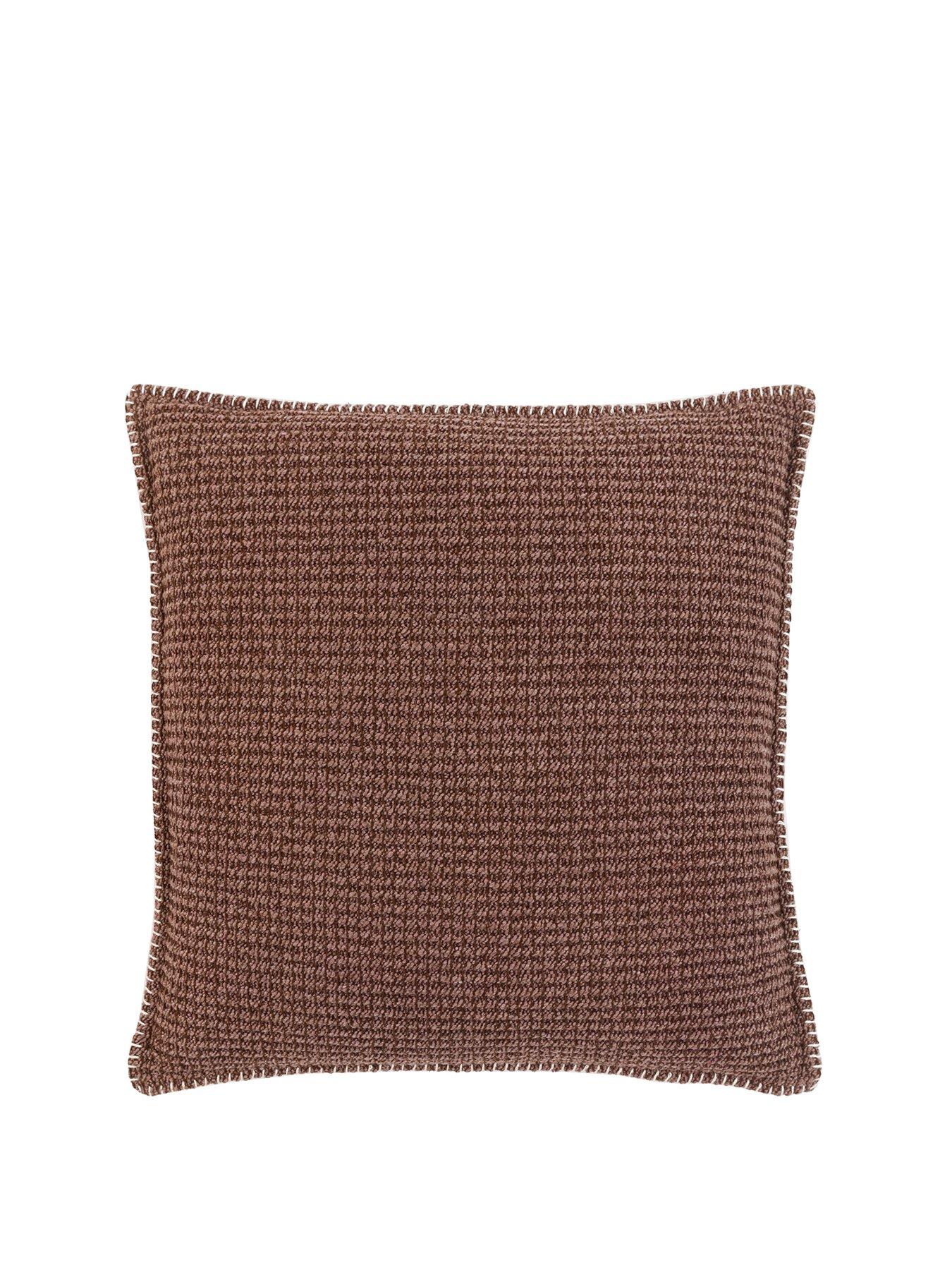 Image 2 of 6 of Gallery Direct Alder Textured Cushion Brown