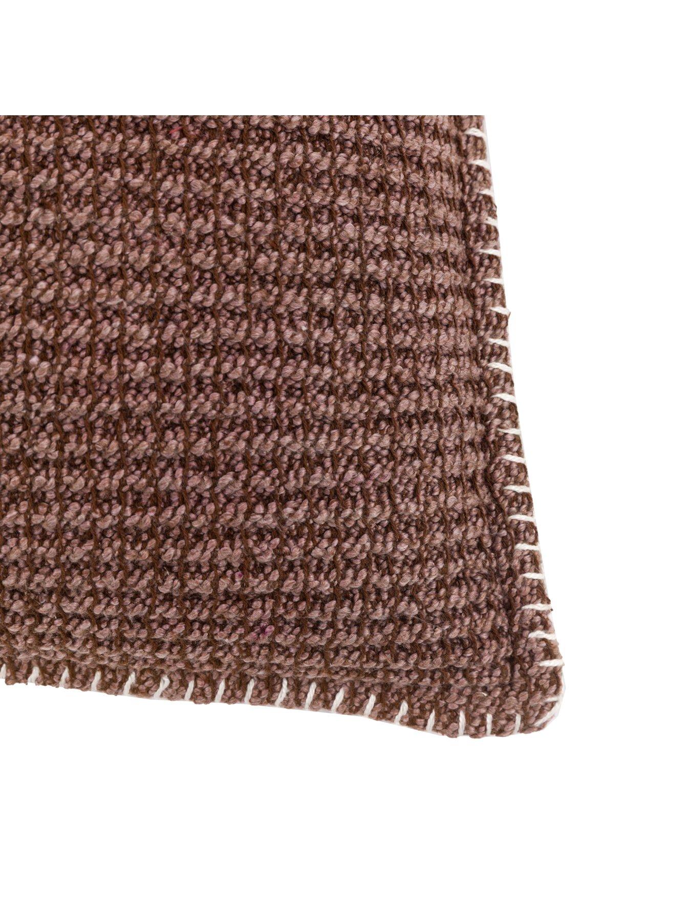 Image 5 of 6 of Gallery Direct Alder Textured Cushion Brown