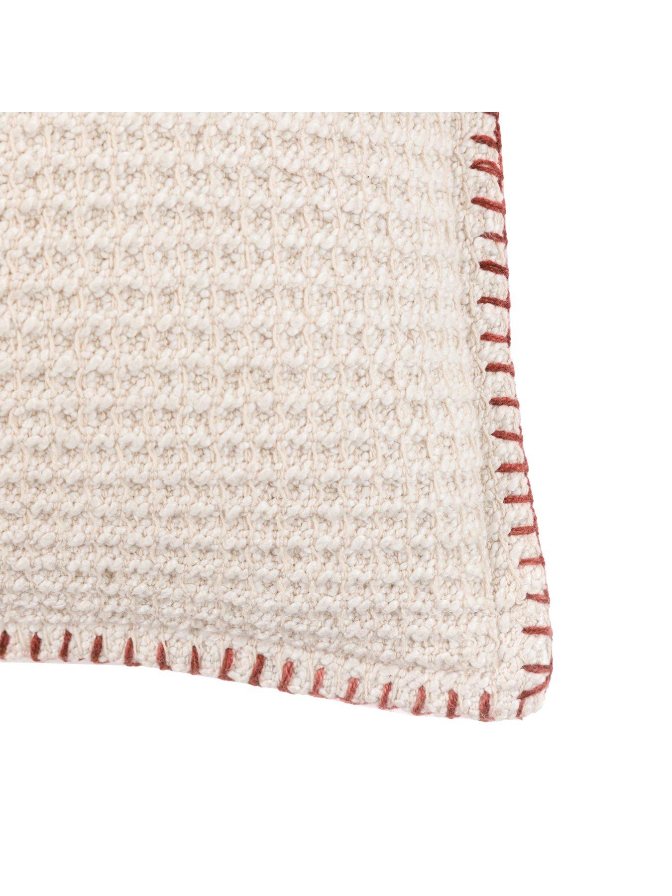 Image 5 of 7 of Gallery Direct Alder Textured Cushion Cream