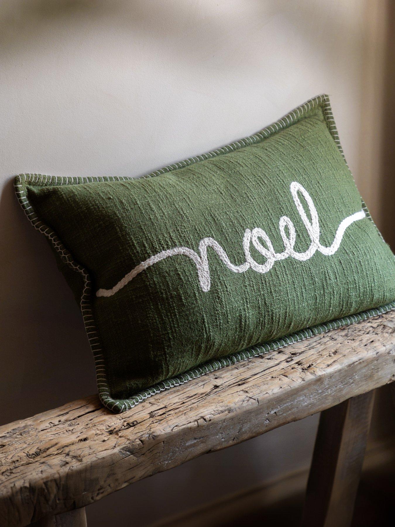 undefined Noel Script Christmas Cushion 300X500Mm