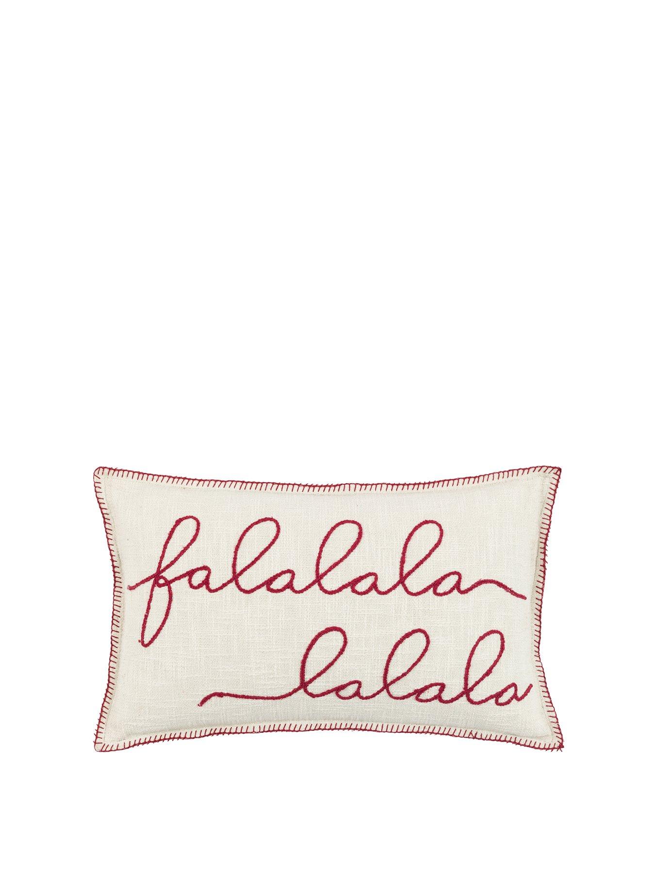 Image 2 of 7 of Gallery Direct Falala Stitched Christmas Cushion 300X500Mm