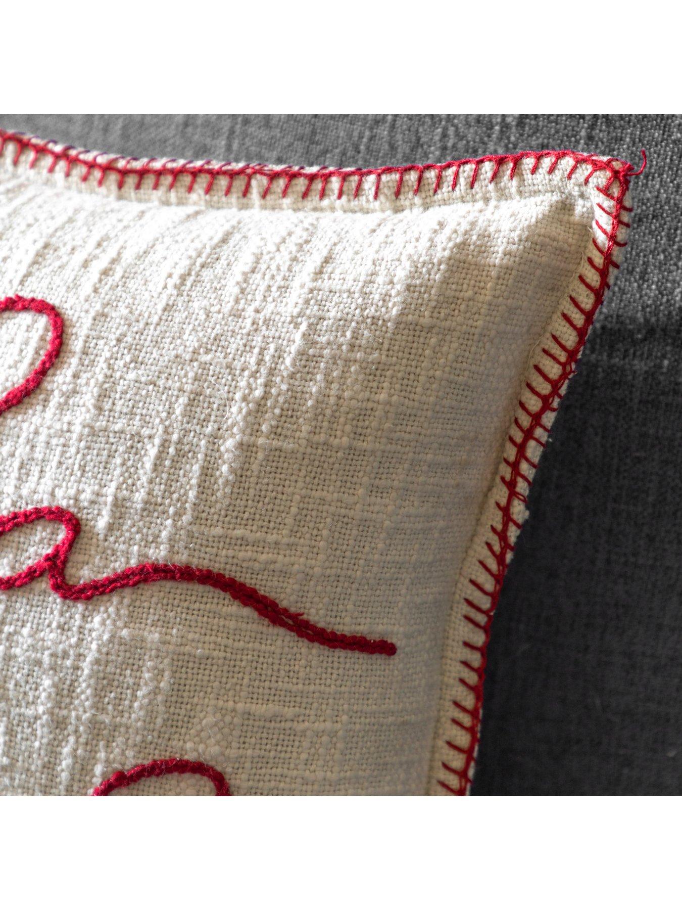 Image 4 of 7 of Gallery Direct Falala Stitched Christmas Cushion 300X500Mm