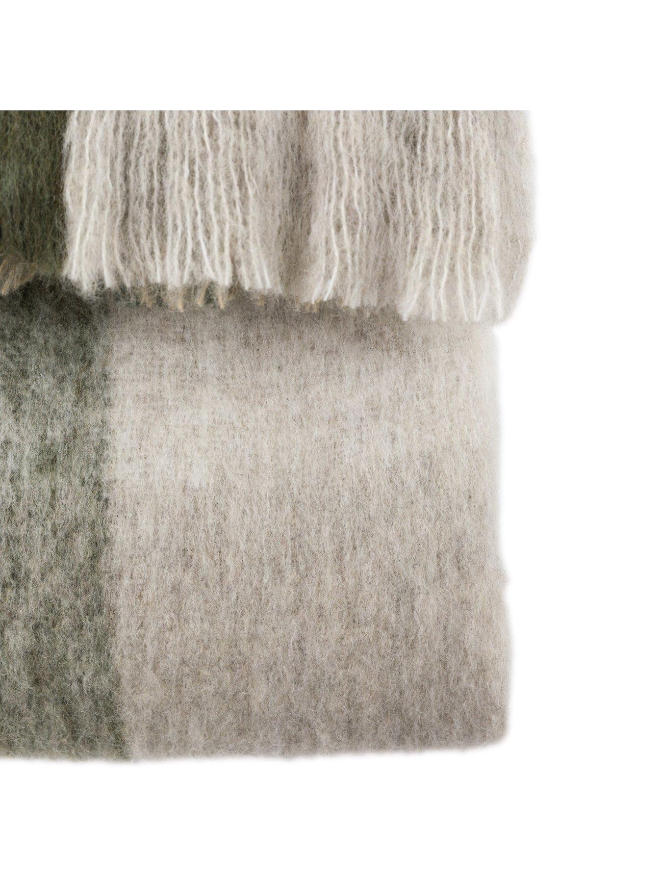 Image 5 of 6 of Gallery Direct Heritage Check&nbsp;Throw Green 1300x1700mm