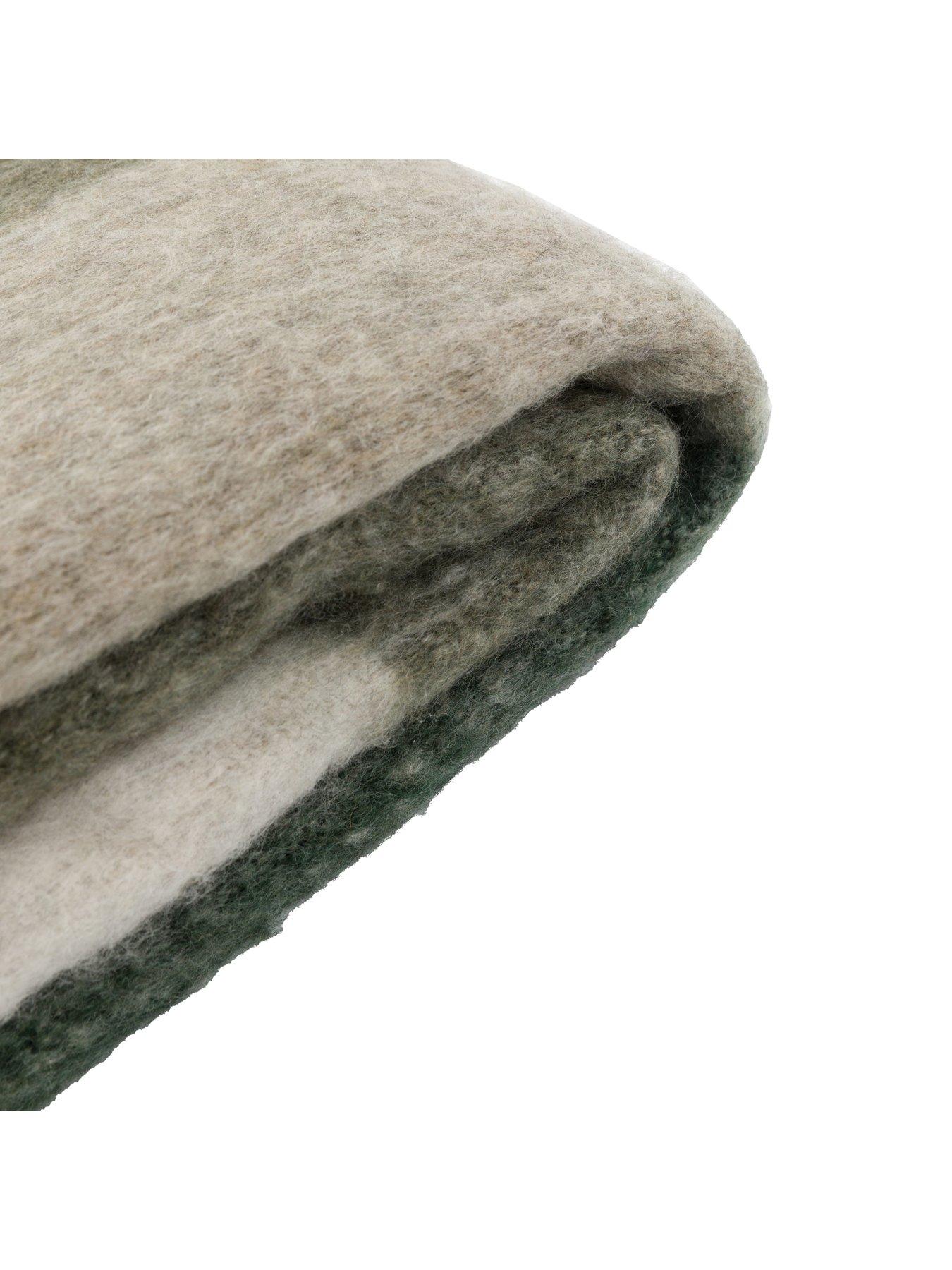 Image 6 of 6 of Gallery Direct Heritage Check&nbsp;Throw Green 1300x1700mm