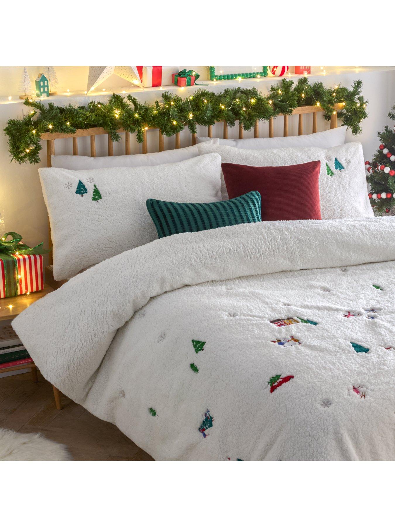  image of furn-christmas-together-duvet-set-snow