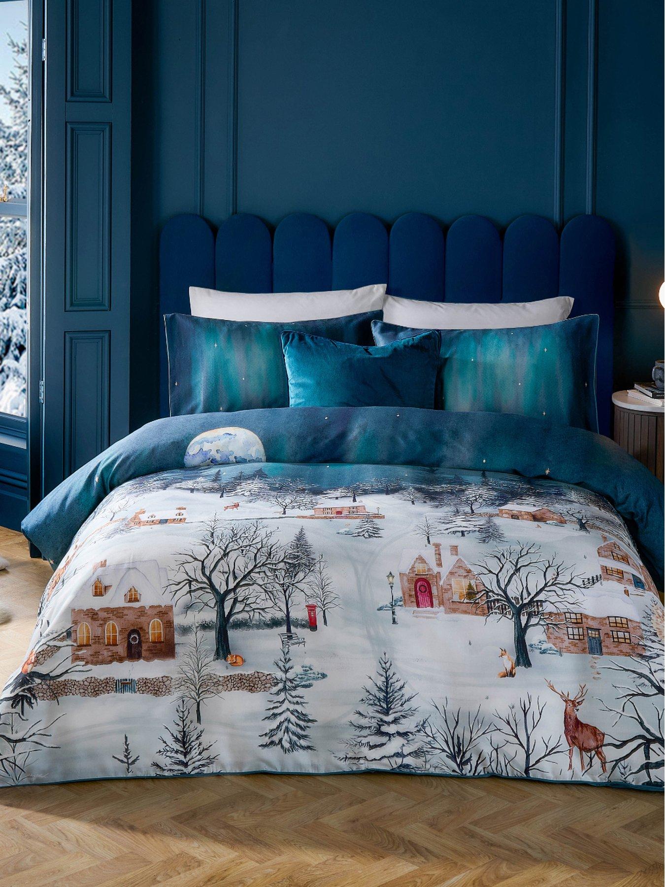 paoletti-starlight-christmas-duvet-set-midnight-blue
