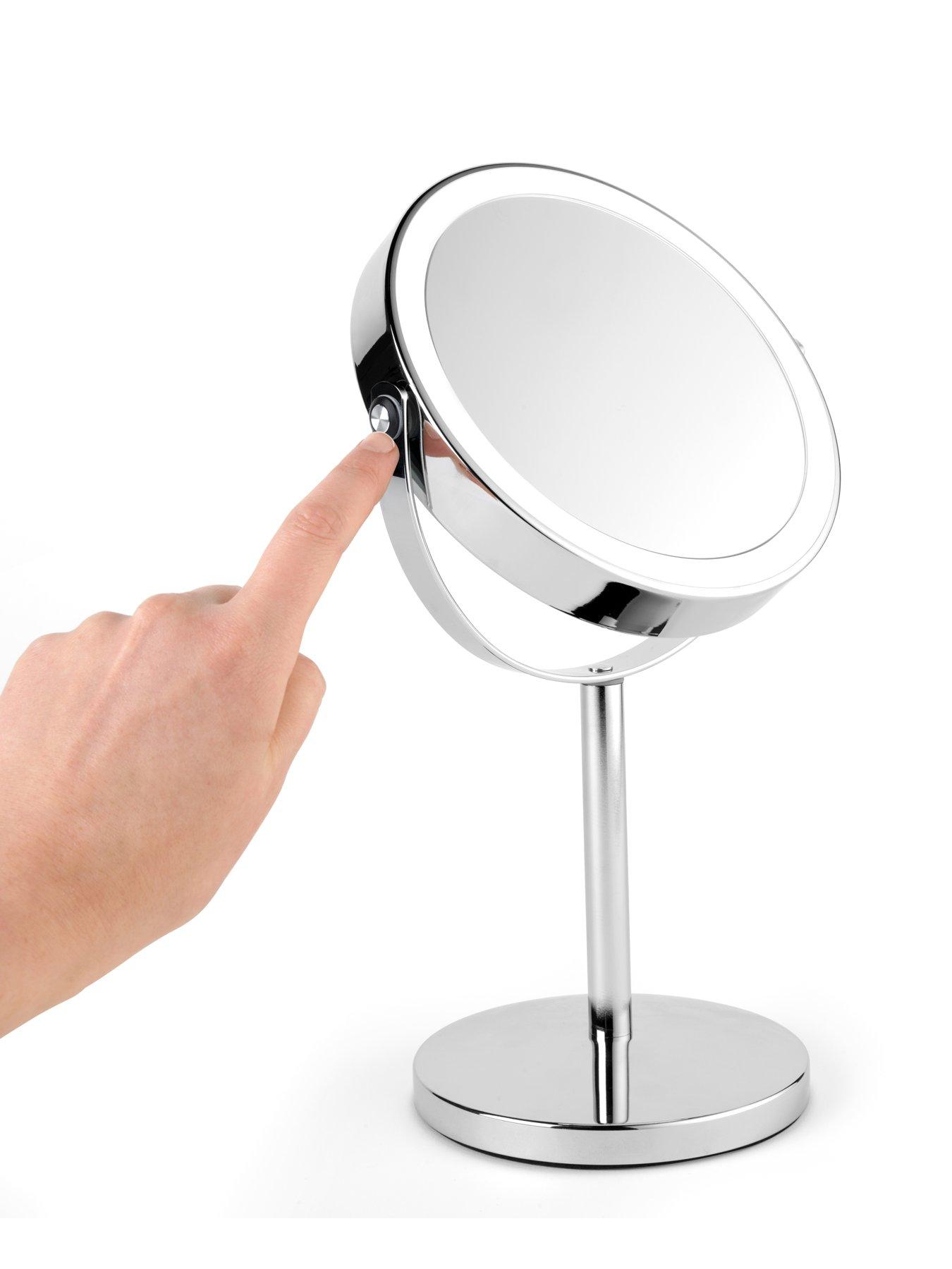 Image 4 of 7 of Beldray 7'' Telescopic Led Mirror - Chrome