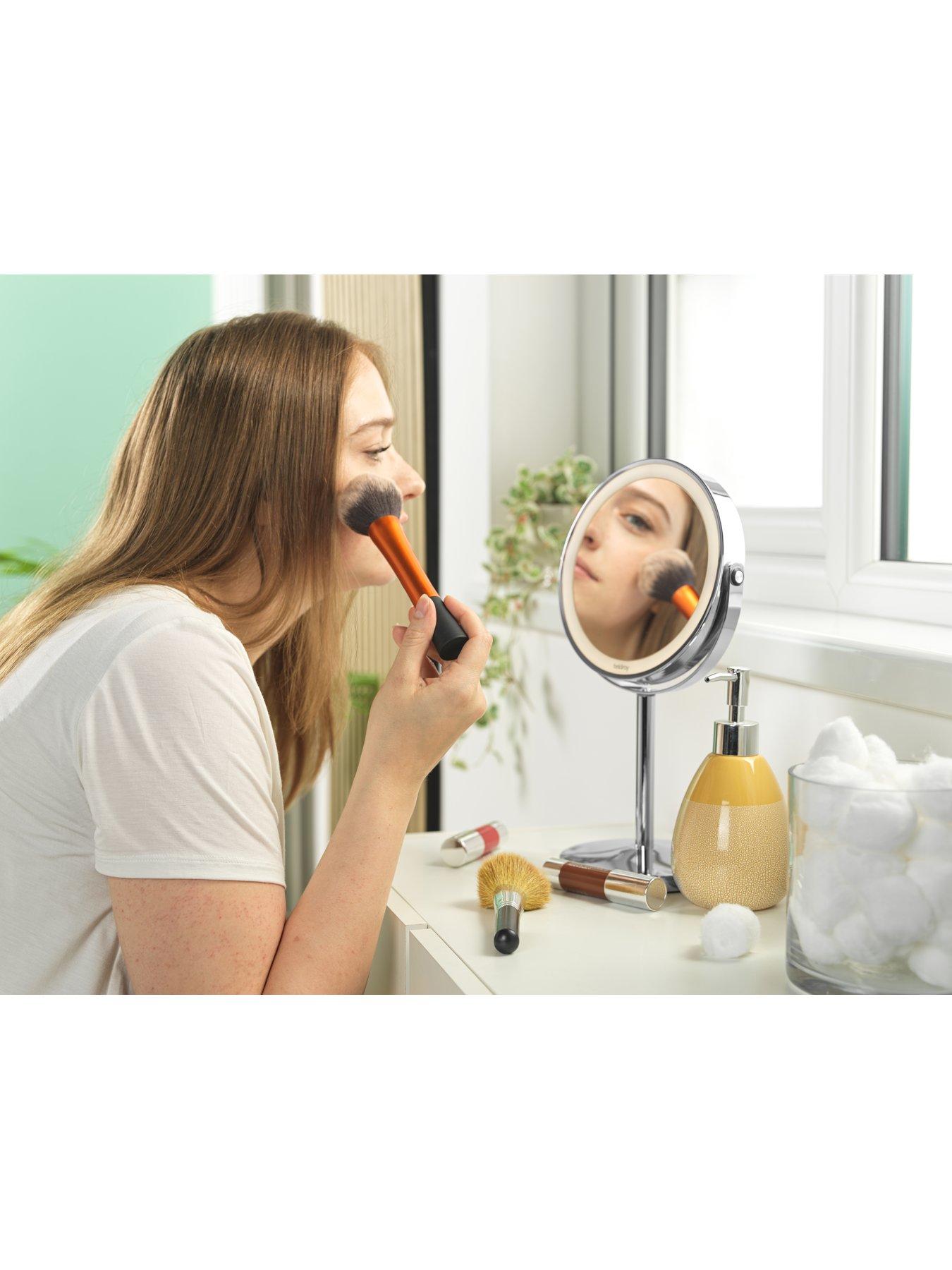 Image 6 of 7 of Beldray 7'' Telescopic Led Mirror - Chrome