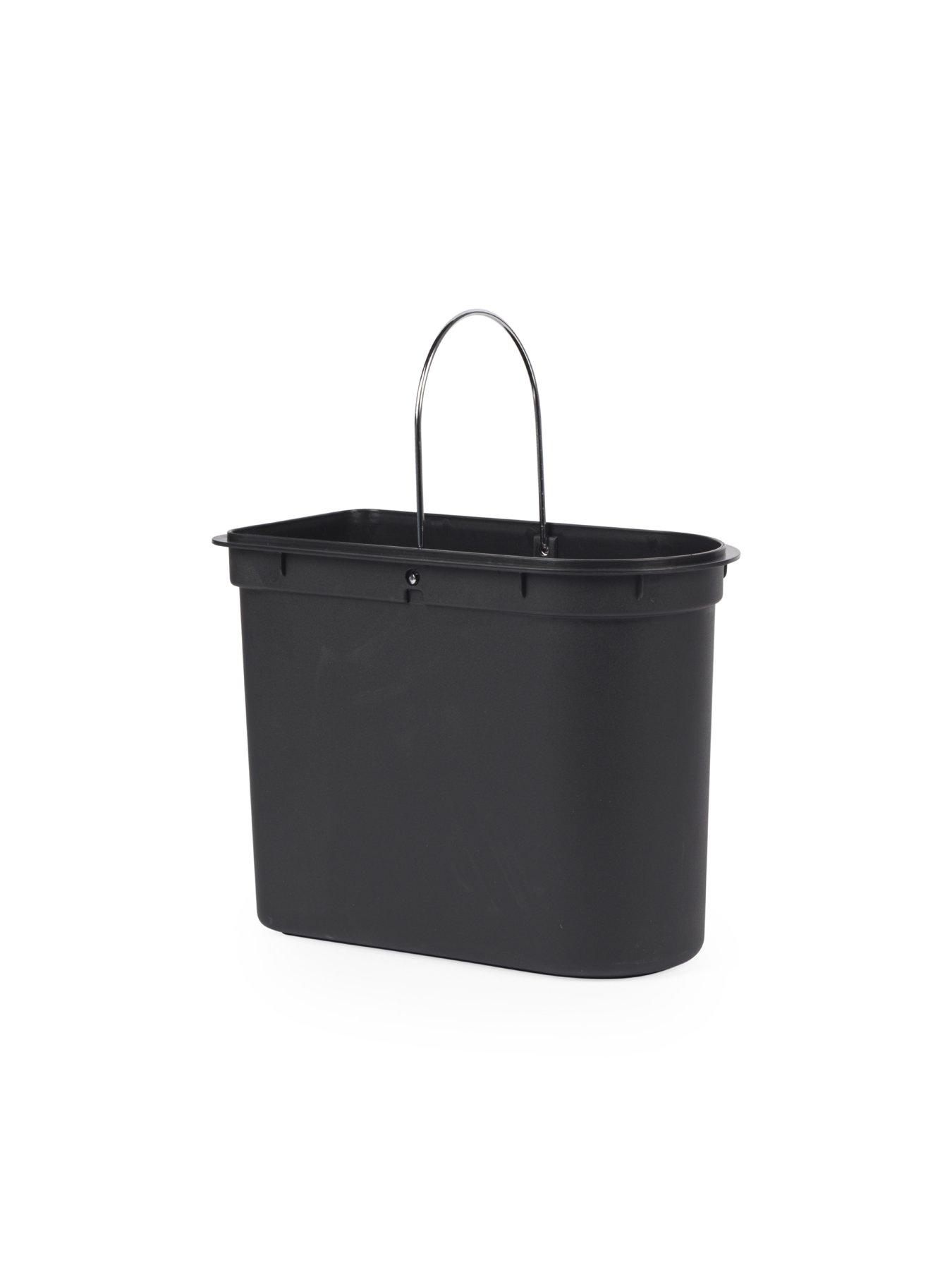 Image 5 of 6 of Beldray White 5l D Shape Bathroom Bin