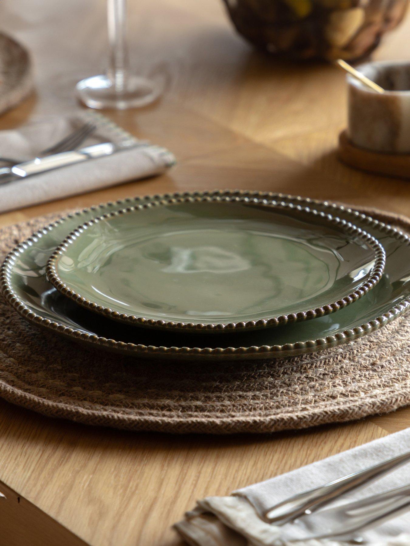 gallery-direct-beaded-side-plate-olive-green-pk4