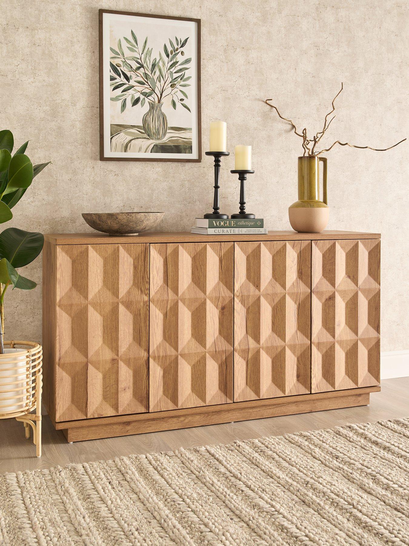 Image 1 of 7 of The Very Collection Atma Sideboard - Mid Oak - FSC&reg; Certified