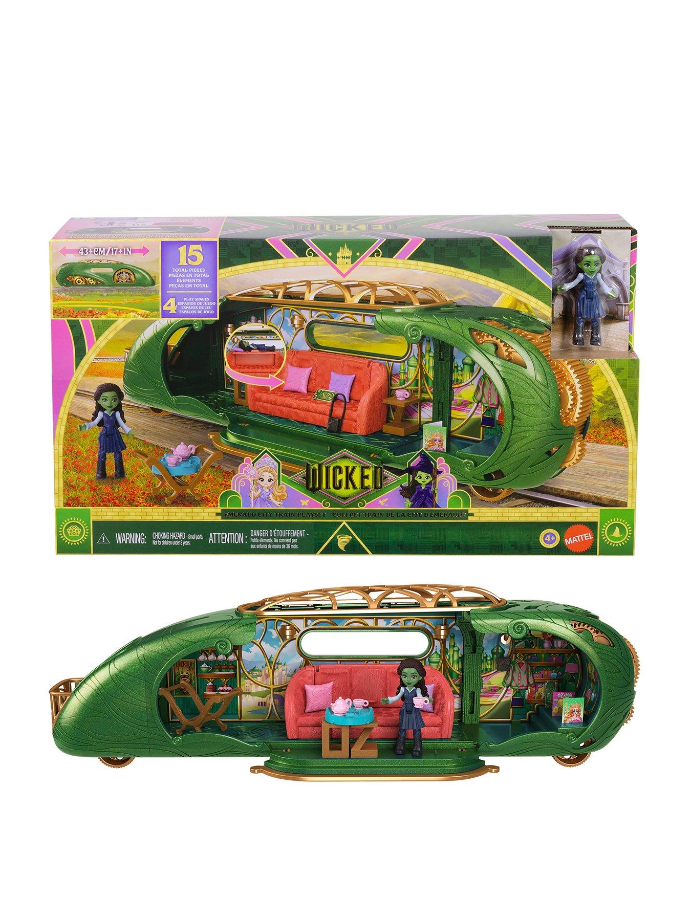 Wicked Emerald City Train Playset and Elphaba Doll