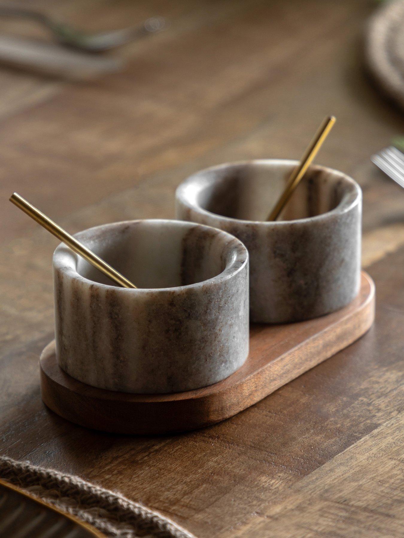 undefined Beige Marble Pinch pots