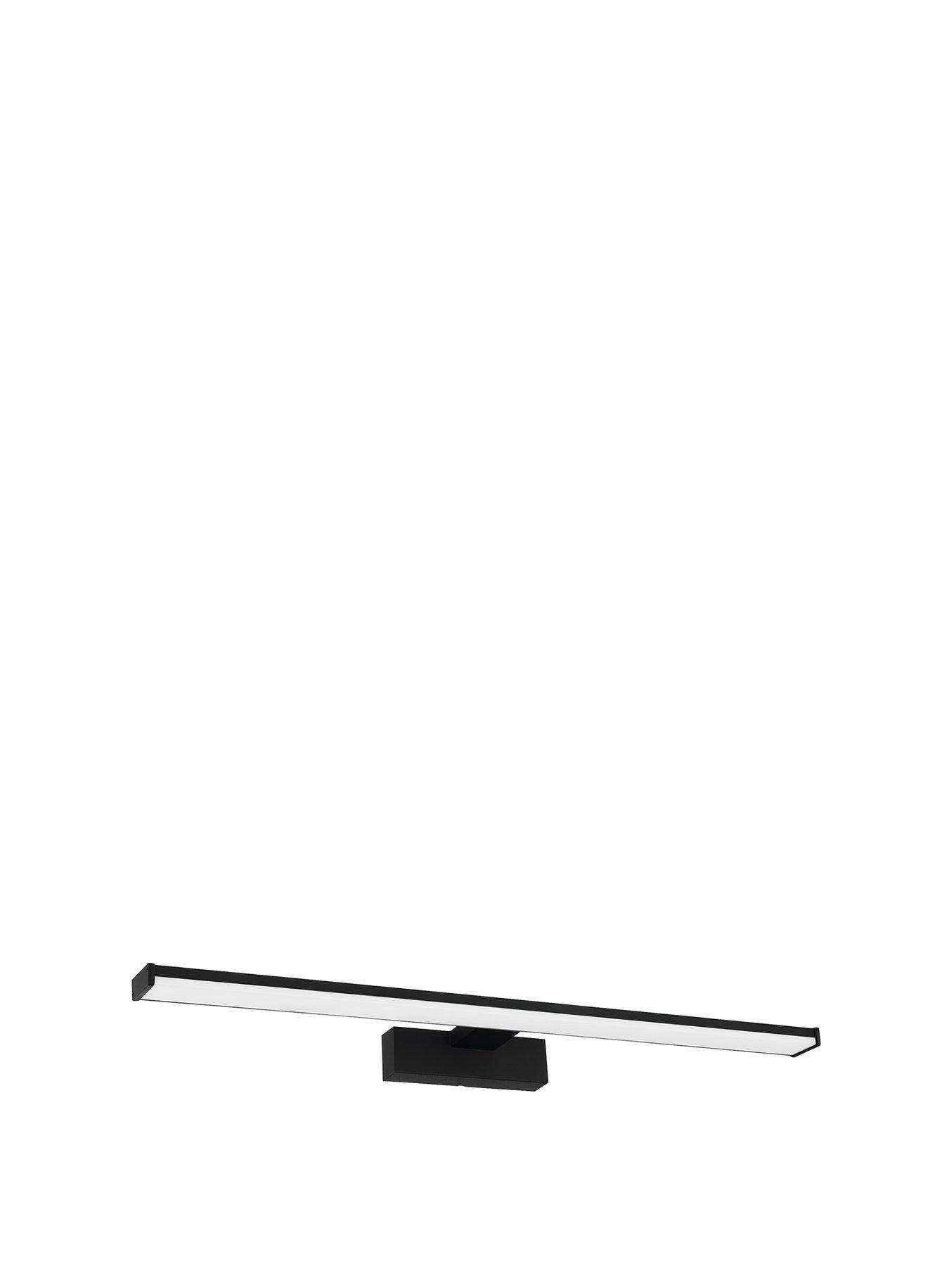 Image 2 of 4 of Eglo Pandella 1 Led Black Bathroom Mirror Light