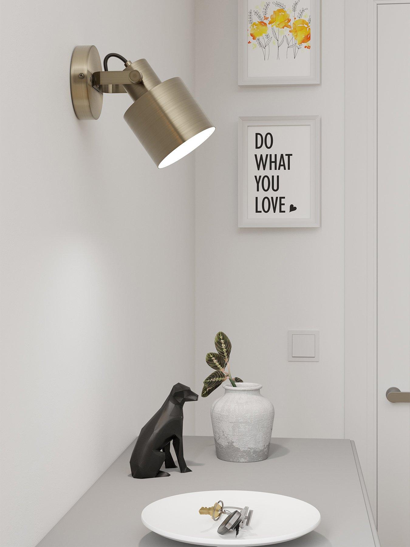 eglo-southery-bronzed-steel-wall-spotlight