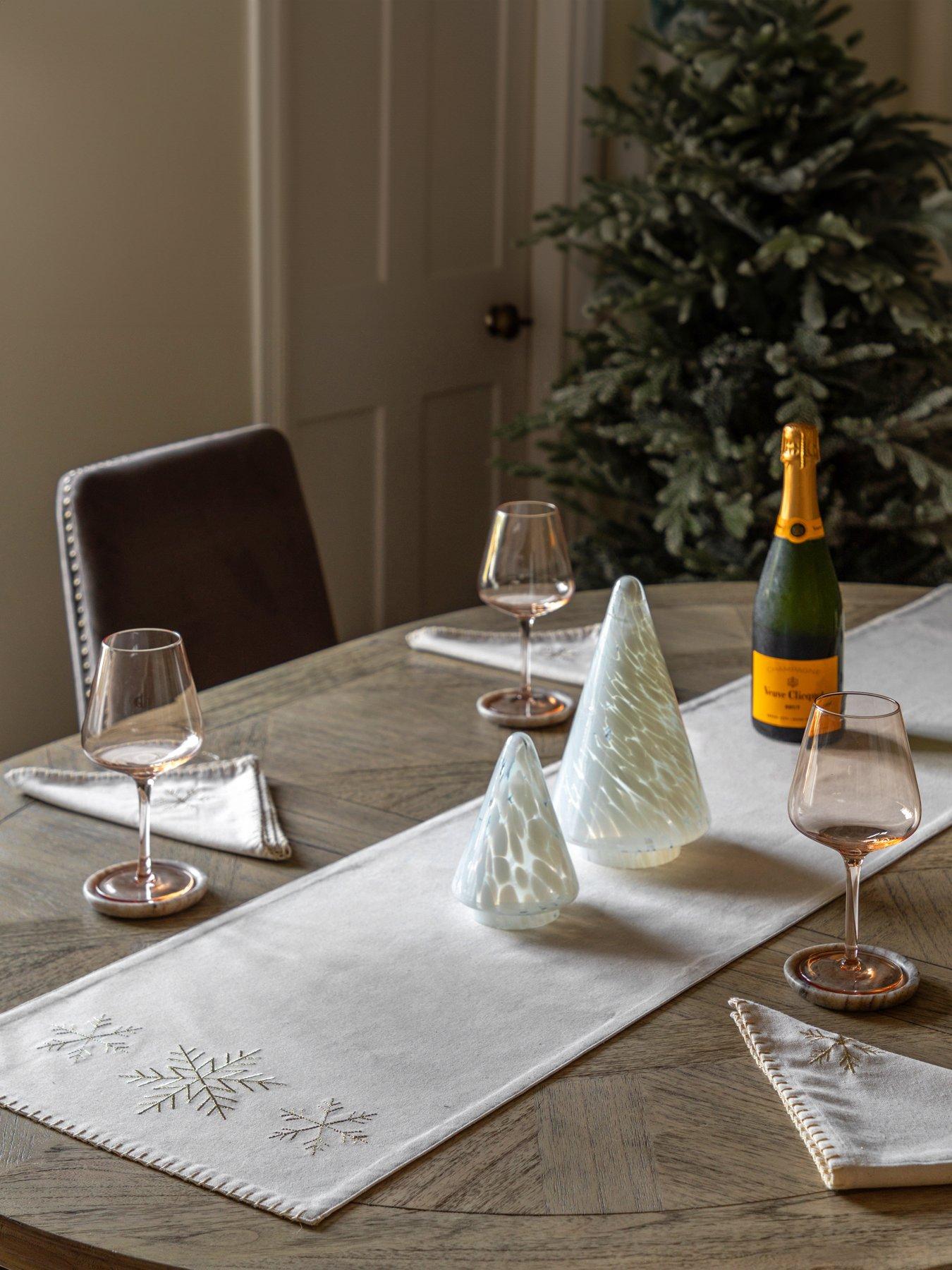 undefined Deco Luxe Snowflake Table Runner 360x1800mm