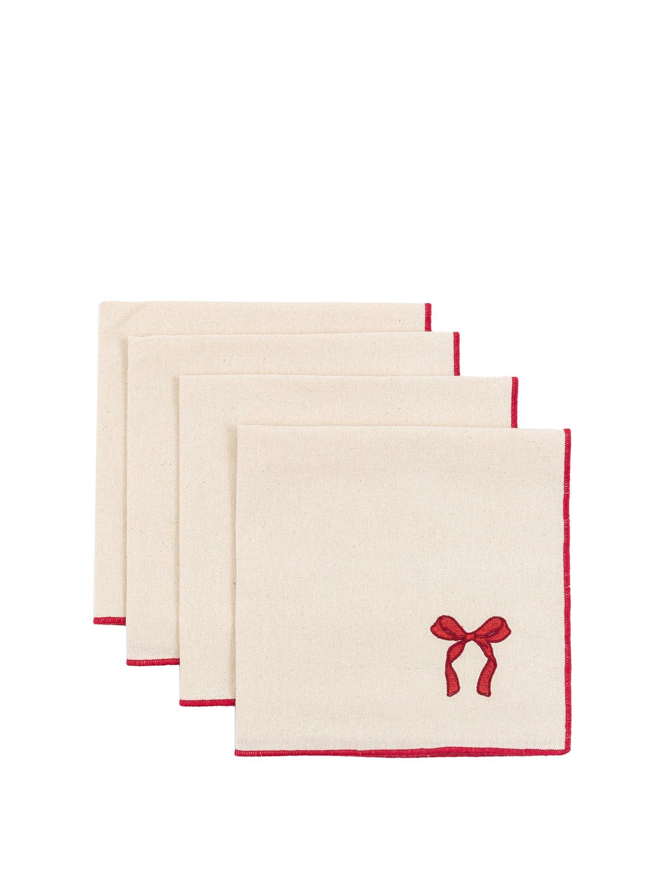  image of gallery-direct-heritage-christmas-napkin-4pk-450x450mm