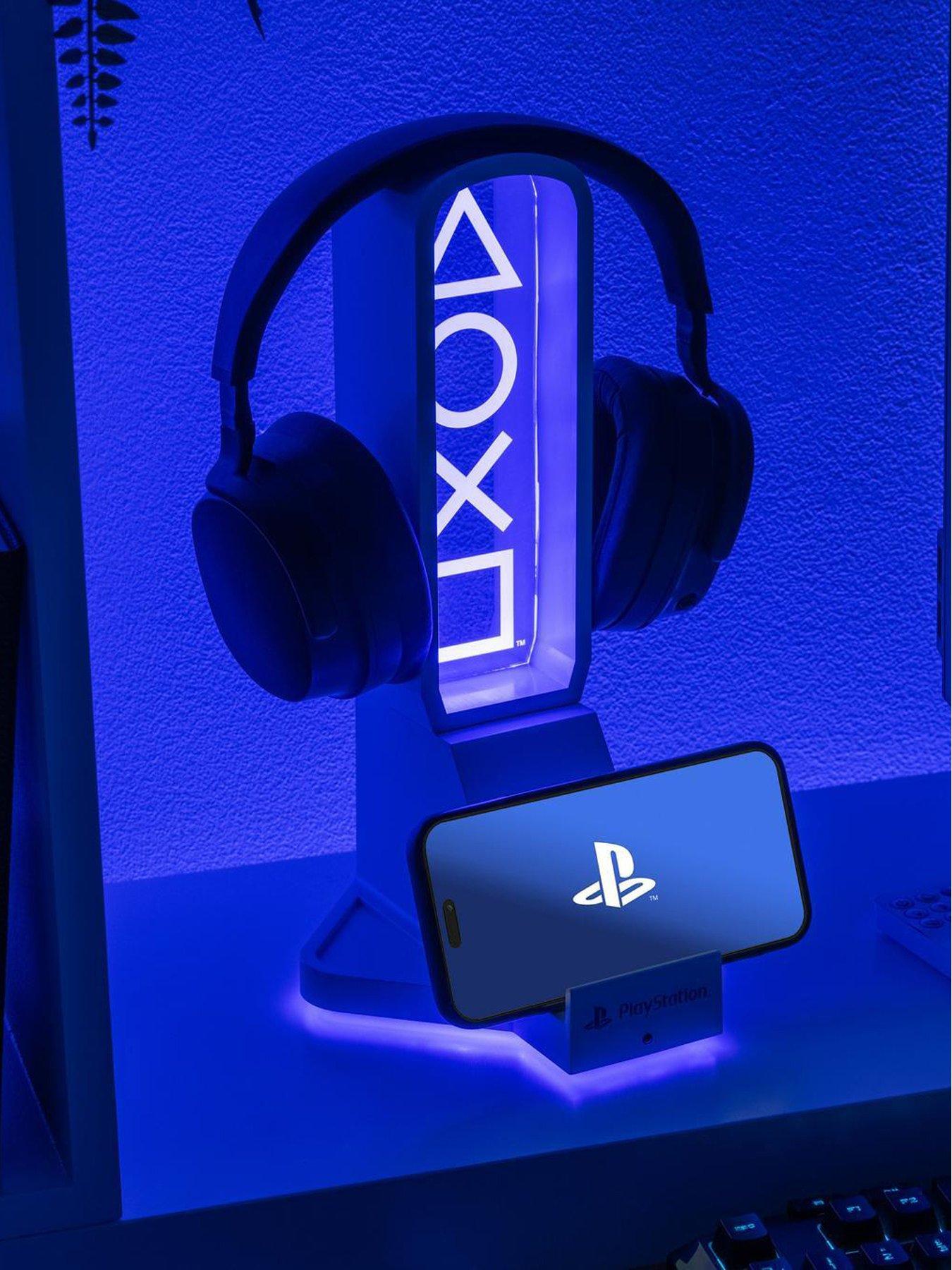 Playstation Desk Headphone Stand With Light