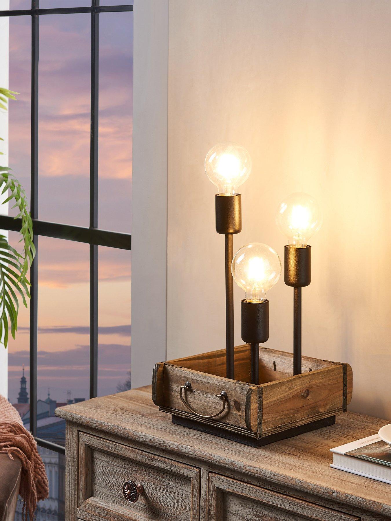 front image of eglo-wootton-vintage-table-lamp