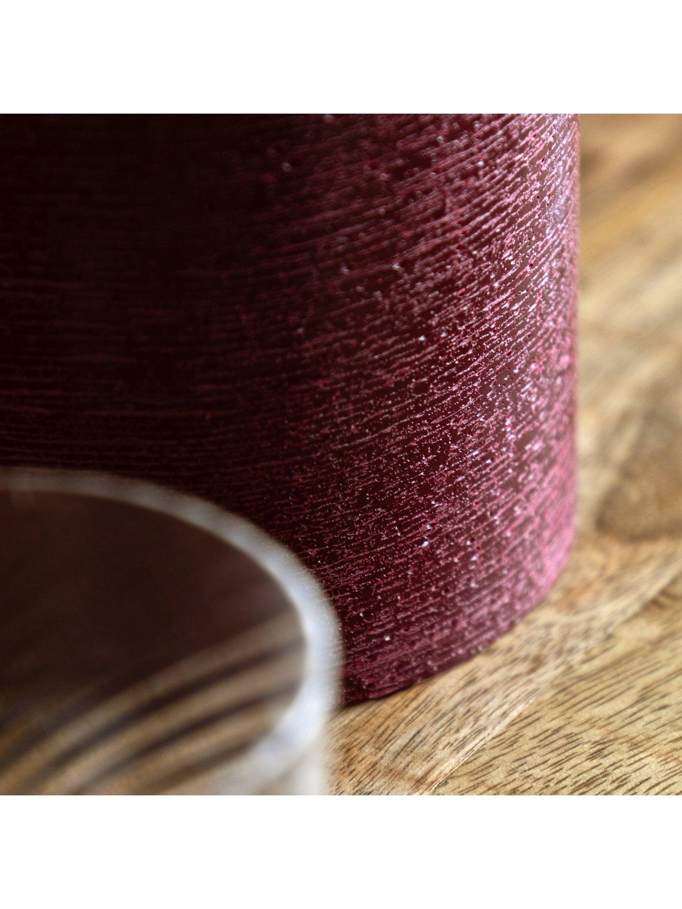 Image 4 of 6 of Gallery Direct Remote Control 3 Wick Led Canle - Oxblood