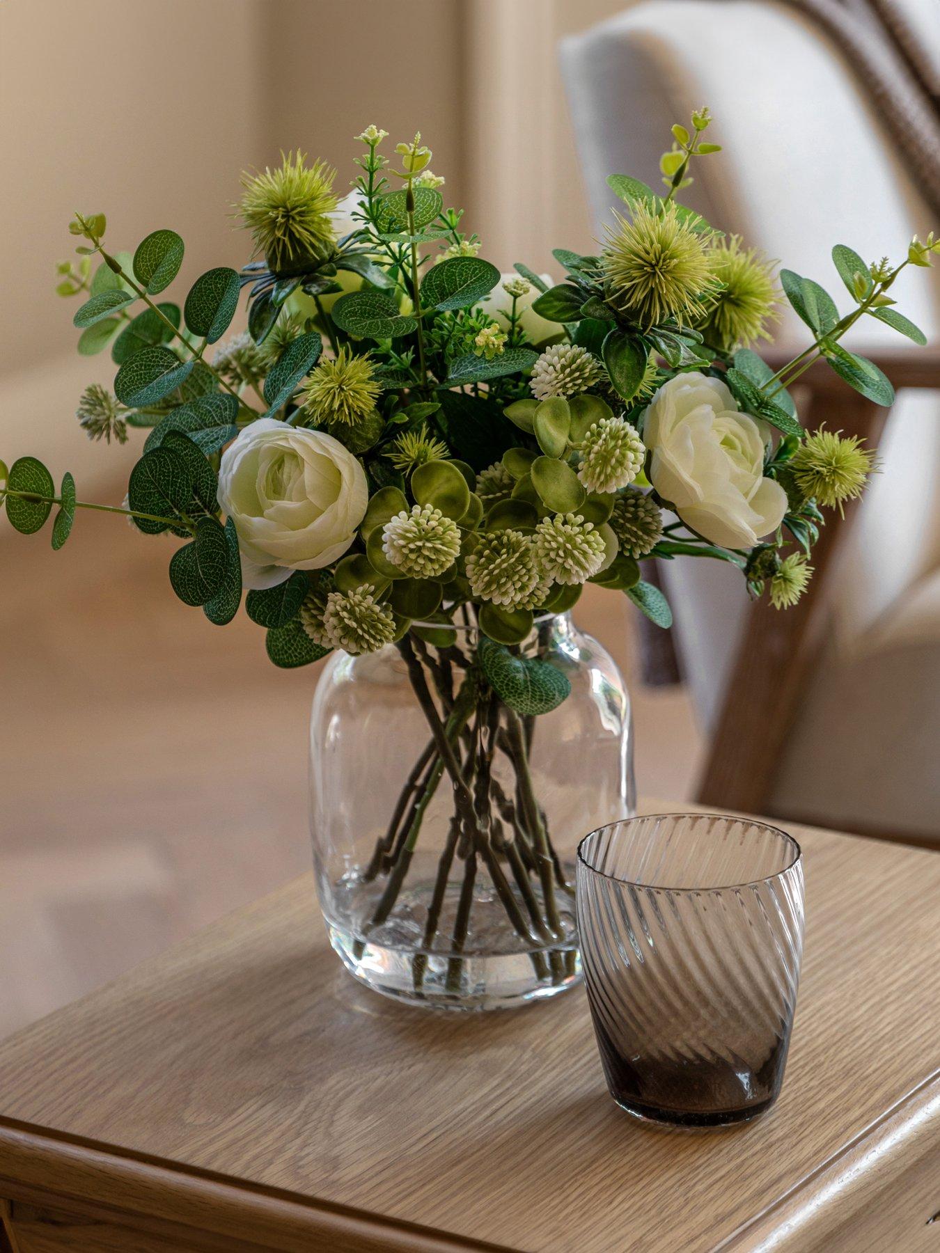 undefined Rose Eucalyptus Vase Arrangement