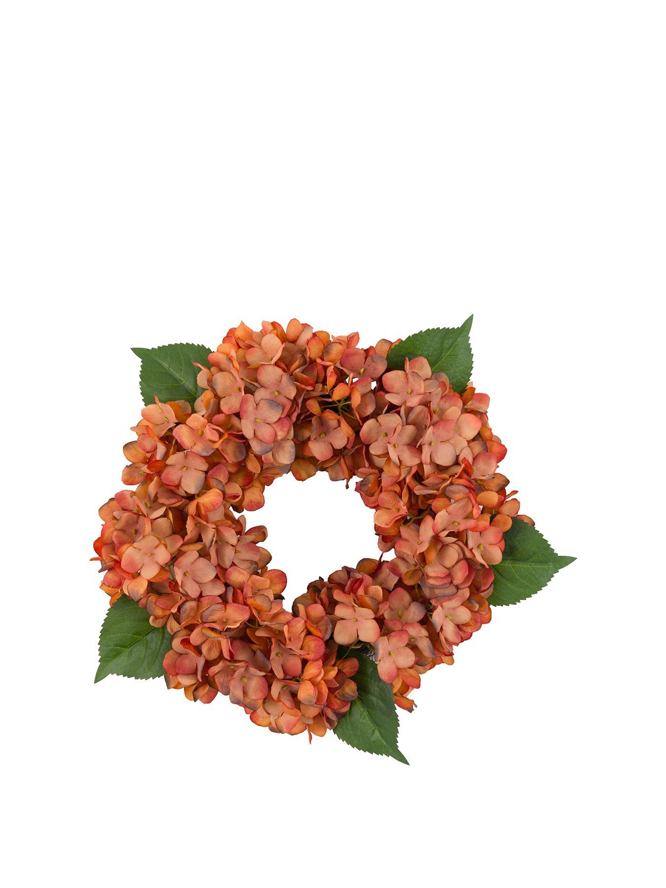 Image 2 of 7 of Gallery Direct Rust Hydrangea Wreath
