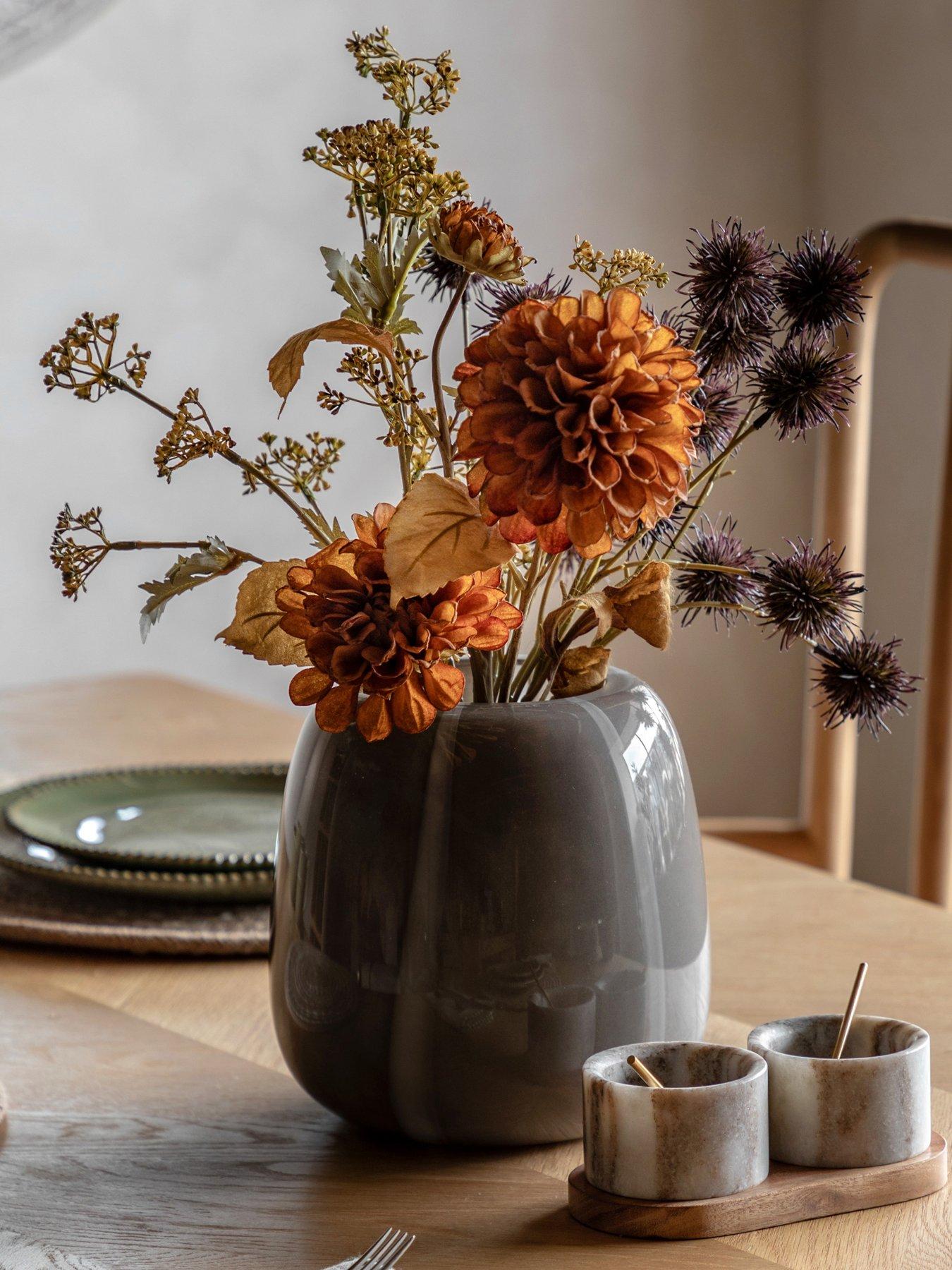Gallery Direct Dahlia Autumnal Bouquet - Rust