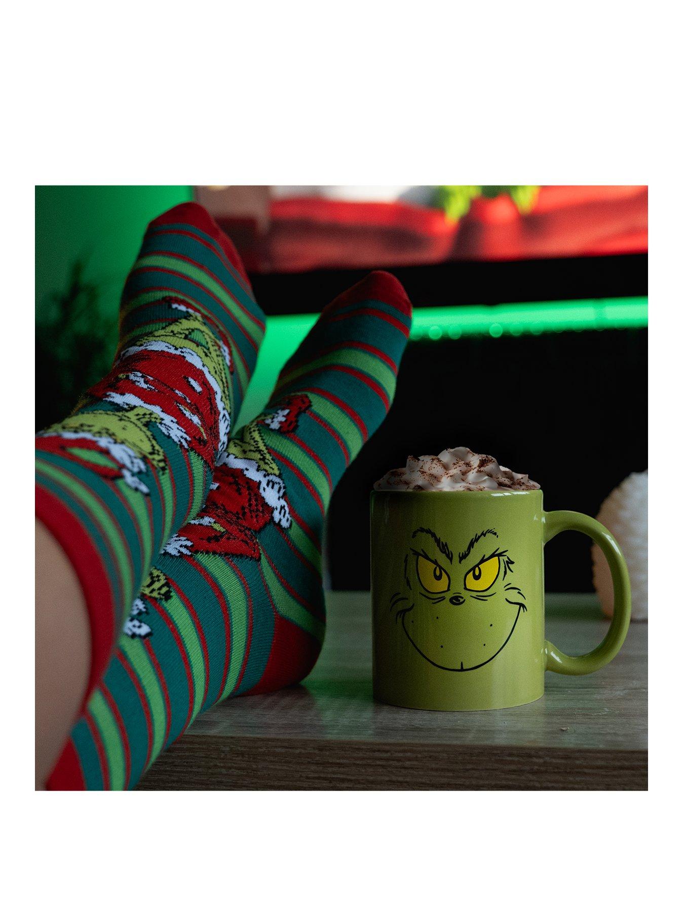 The Grinch Smile Mug and Socks