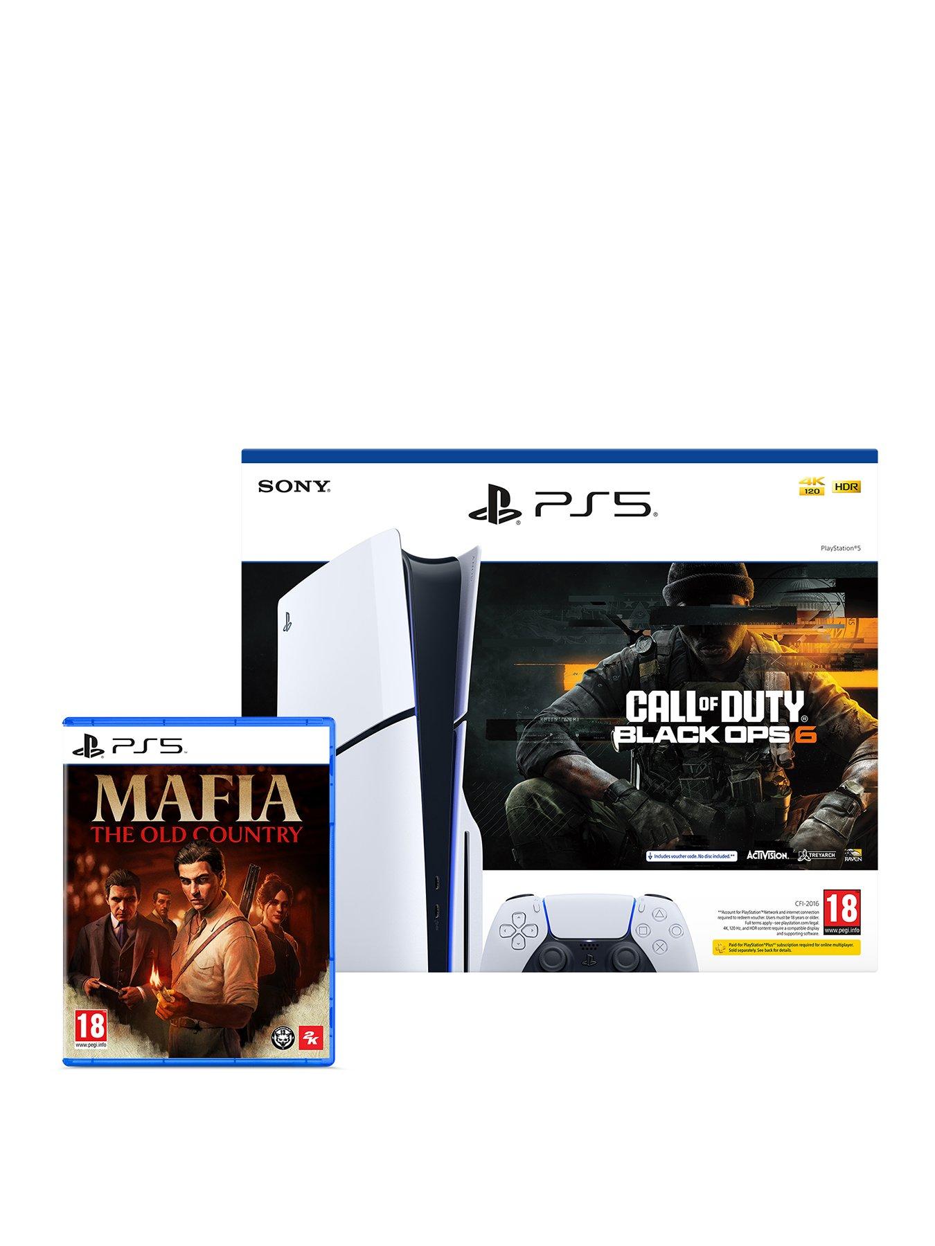 Image 1 of 8 of PlayStation 5 Disc Console Call of Duty&reg;: Black Ops 6 Bundle &amp; Mafia: The Old Country
