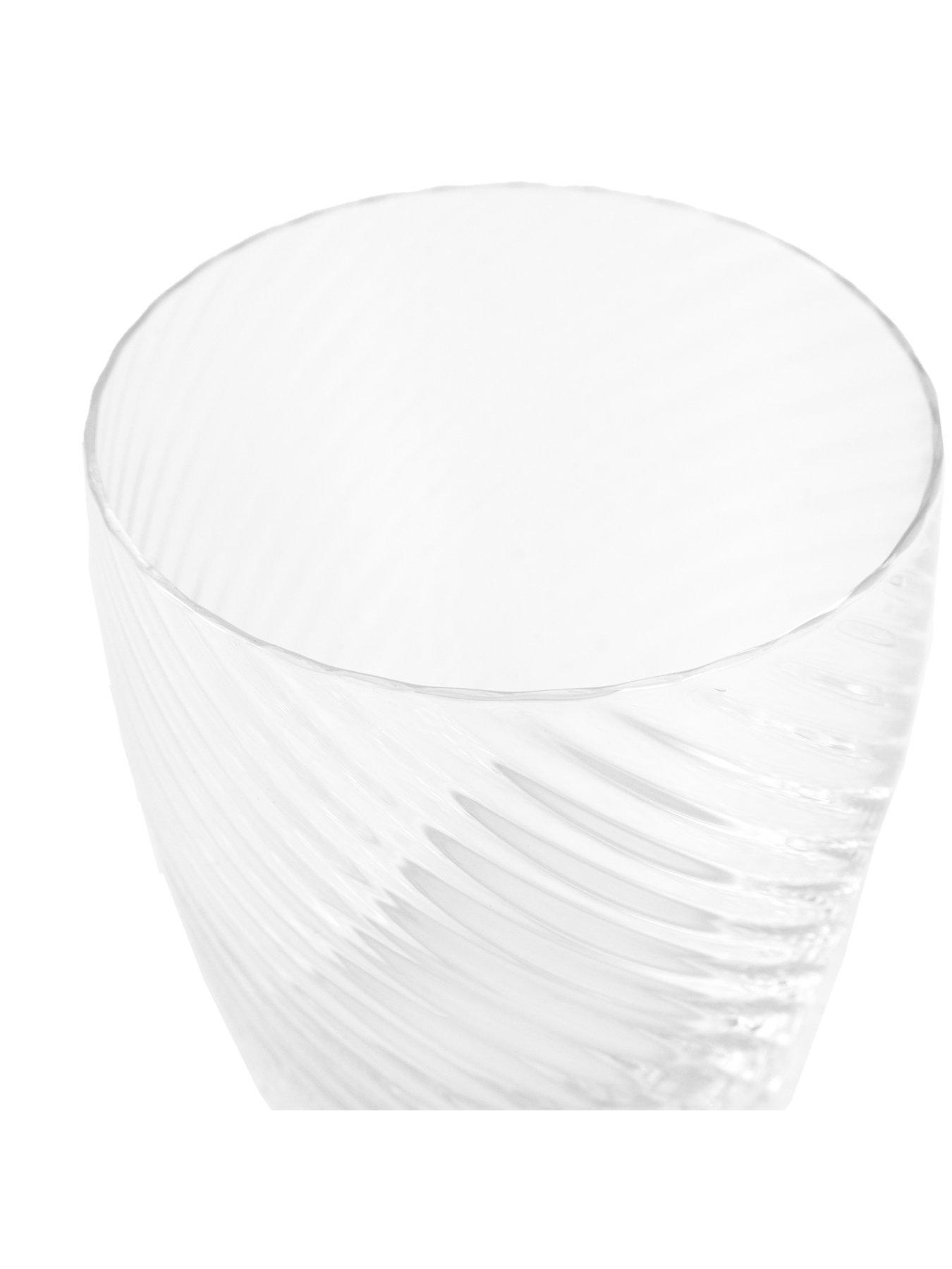 Image 5 of 6 of Gallery Direct Swirl Tumbler Clear Pk4