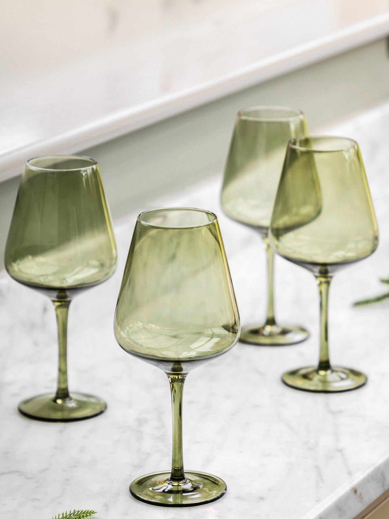 undefined Wine Glass Green Pk4
