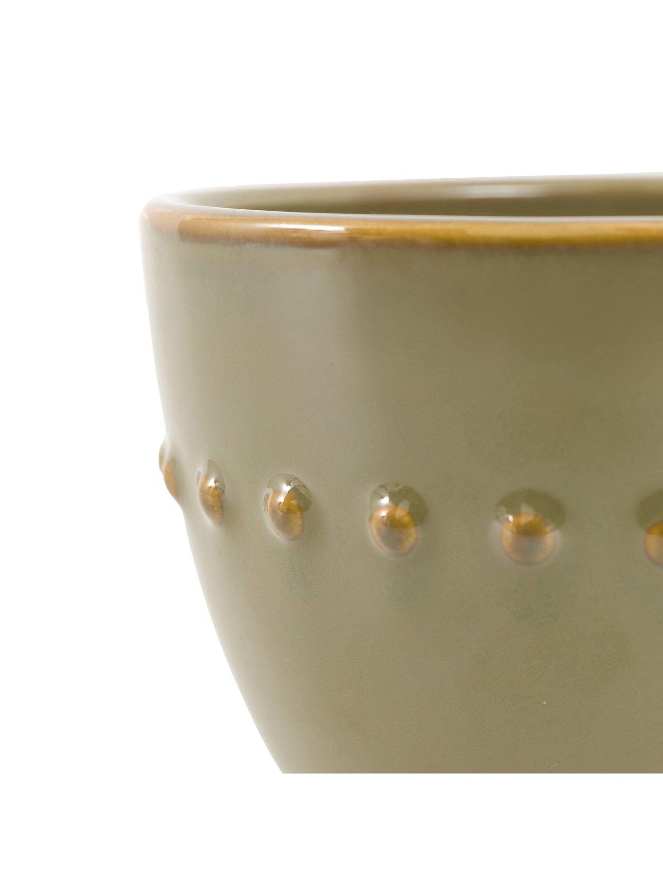  image of gallery-direct-beaded-mug-olive-green-pk4