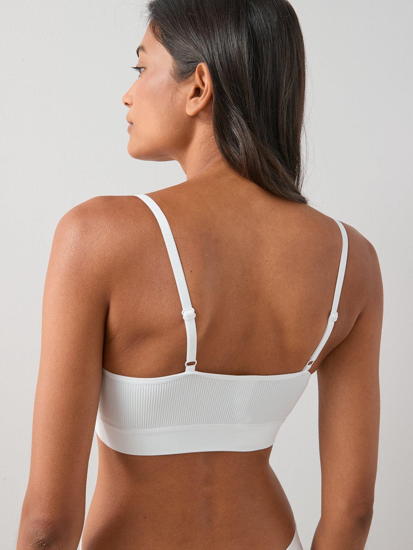  image of the-very-collection-2pk-seamless-bra-mono-blackwhite