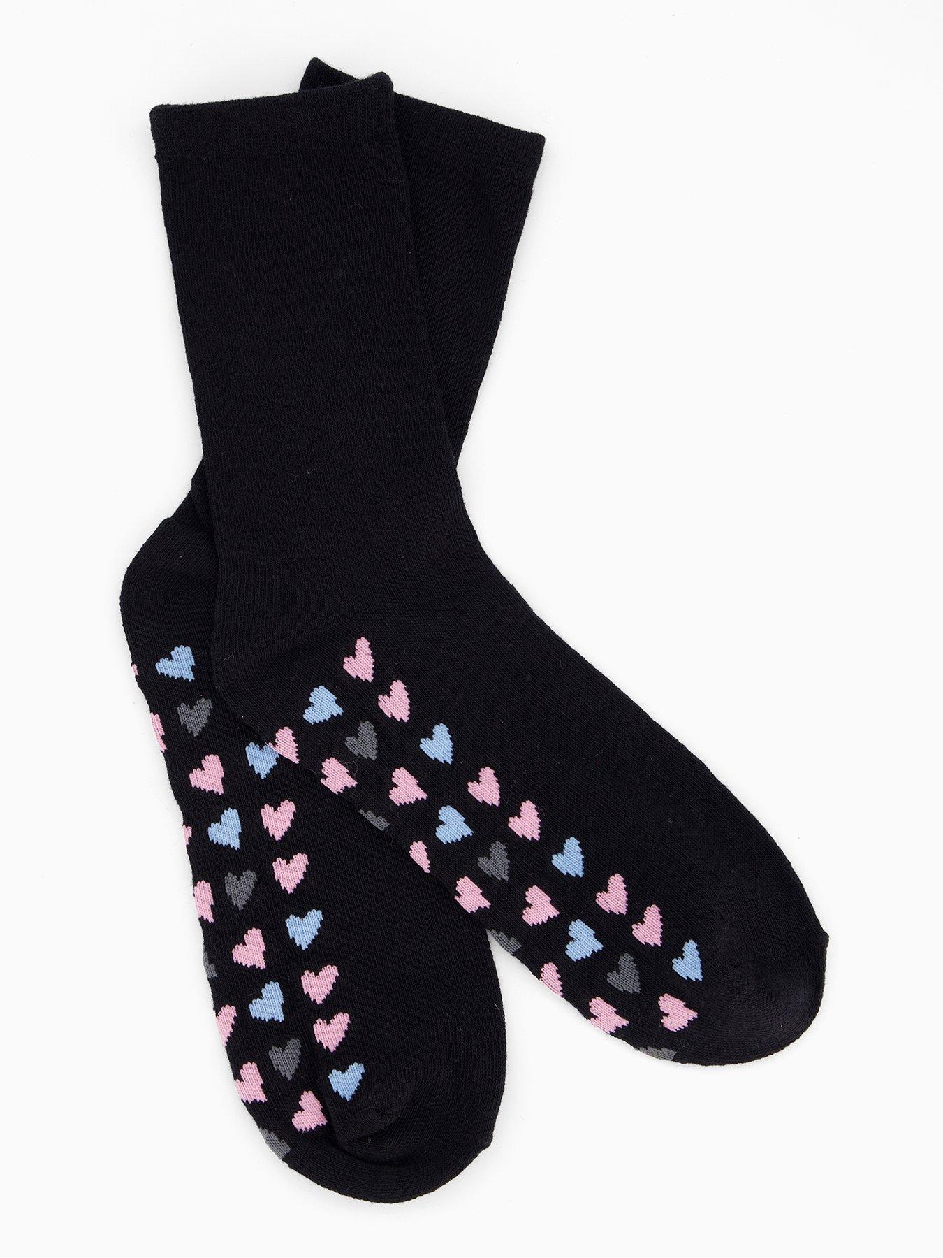  image of the-very-collection-5-pack-ankle-socks-polka-dot-black