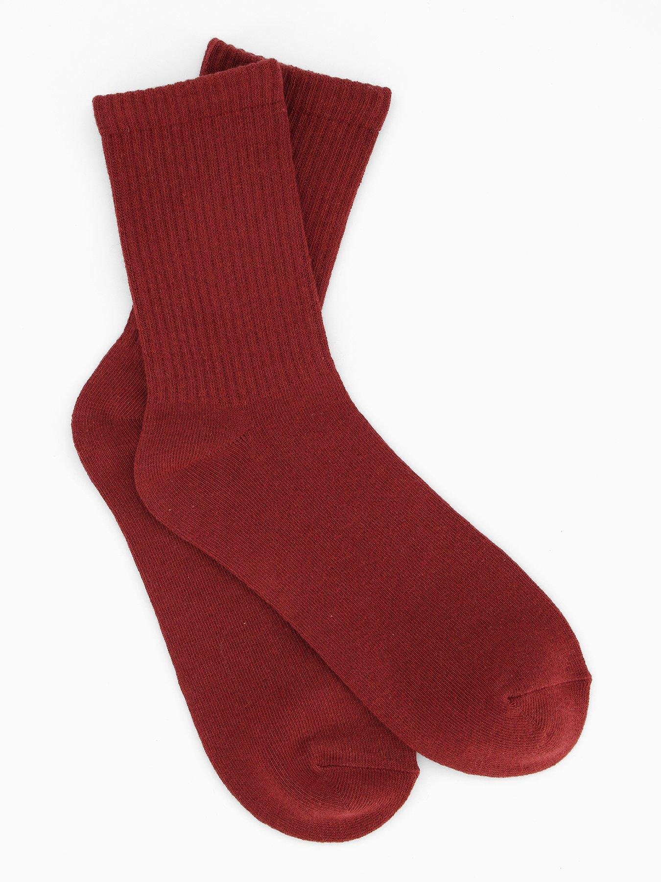 Image 2 of 3 of The Very Collection 5 Pack Ribbed Ankle Socks - Multi