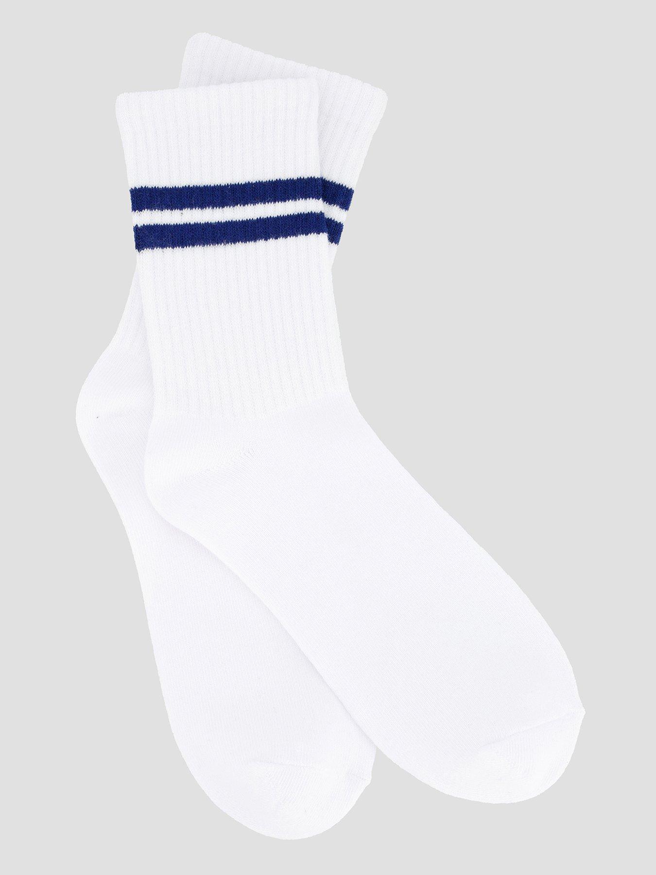  image of the-very-collection-5-pack-ribbed-ankle-socks-multi